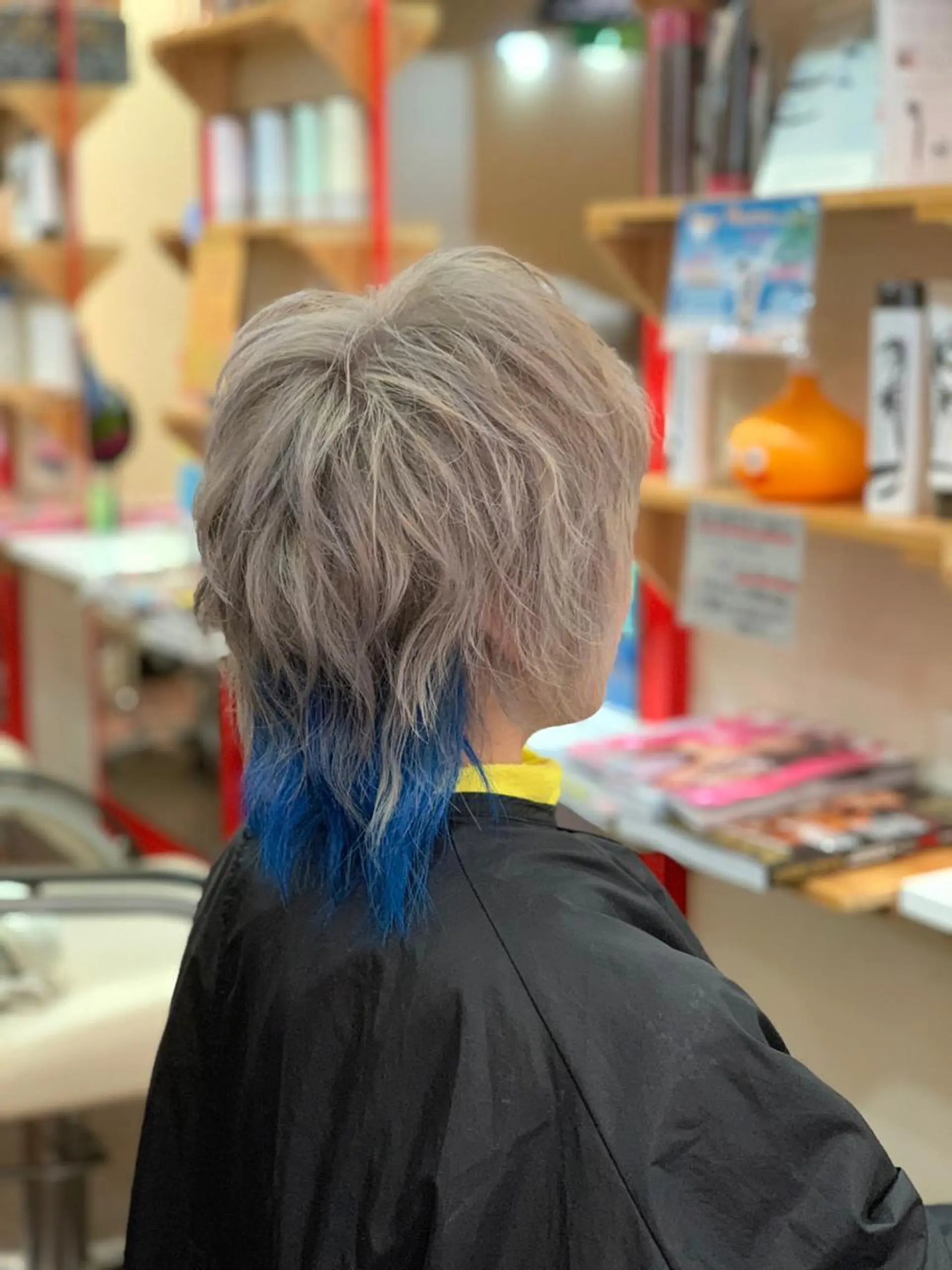 ミディアム カラー ヘアカラー たけい ゆうきのヘアスタイル