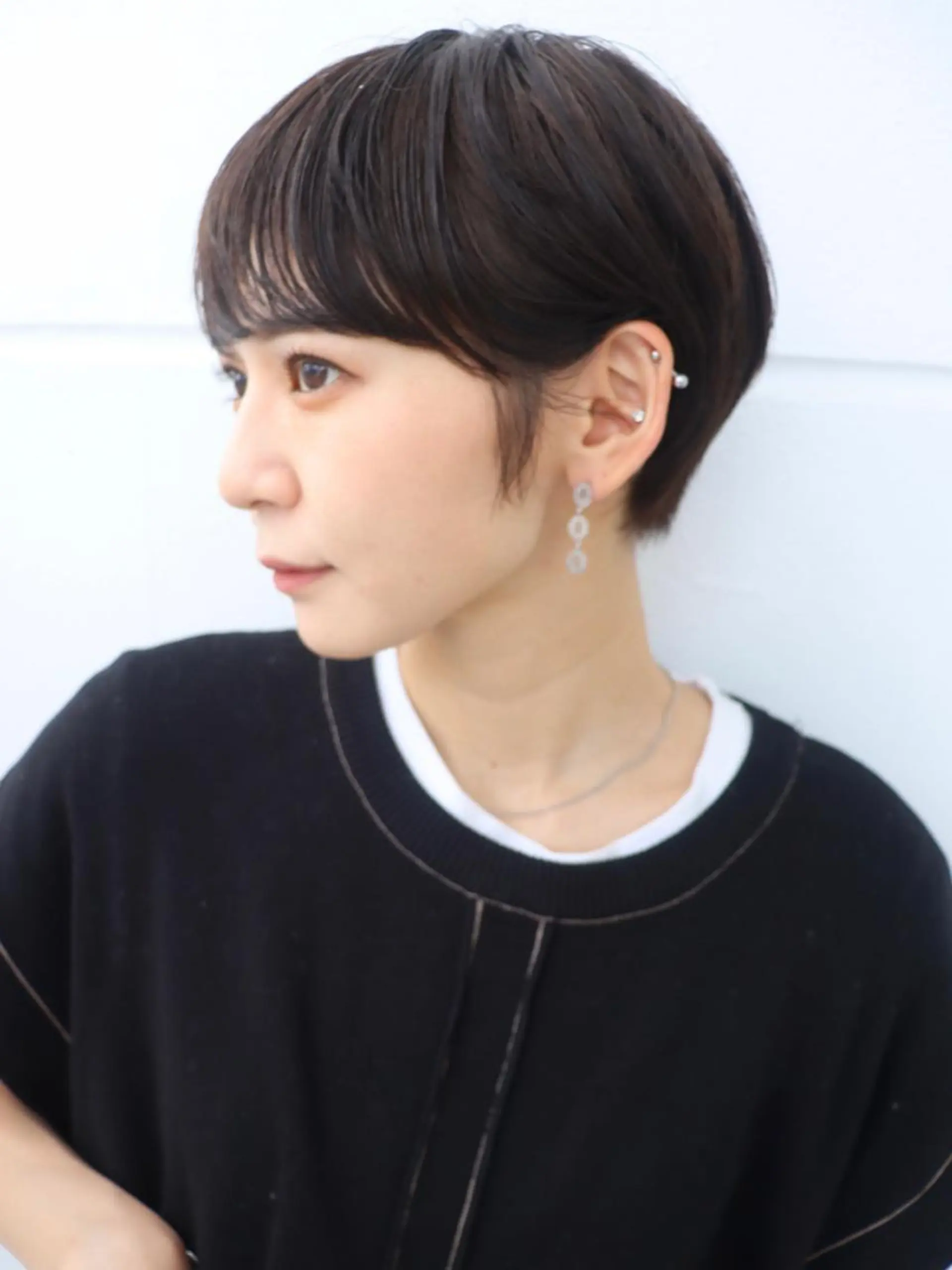 ショート カラー ネイル カット ヘアカラー 【韓国　レイヤー 髪質改善✨】かずのヘアスタイル