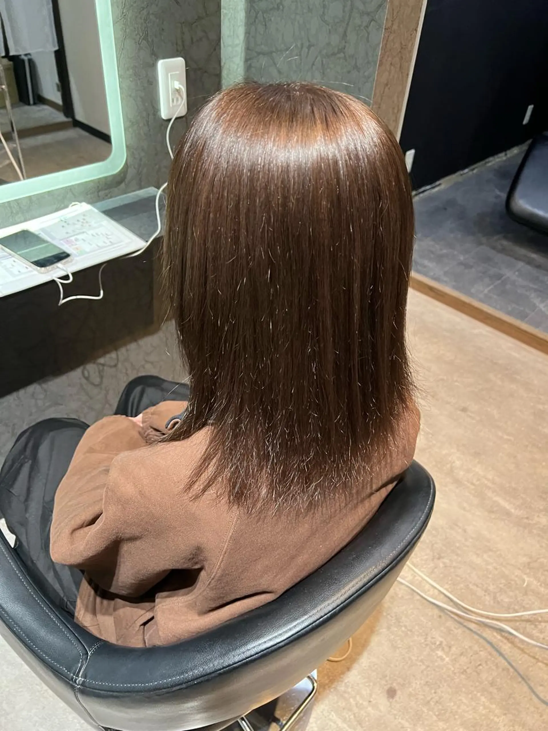 カラー セミロング ブラウンカラー 透明感カラー ヘアカラー ♦️髪の救世主♦️ ★YAMA★のヘアスタイル