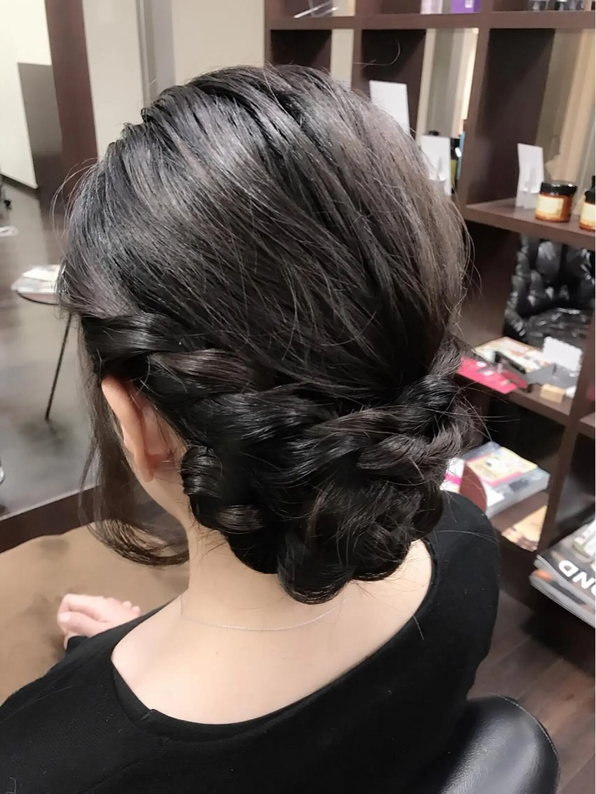 セミロング ロング ヘアアレンジ 沢田 瞳のヘアスタイル