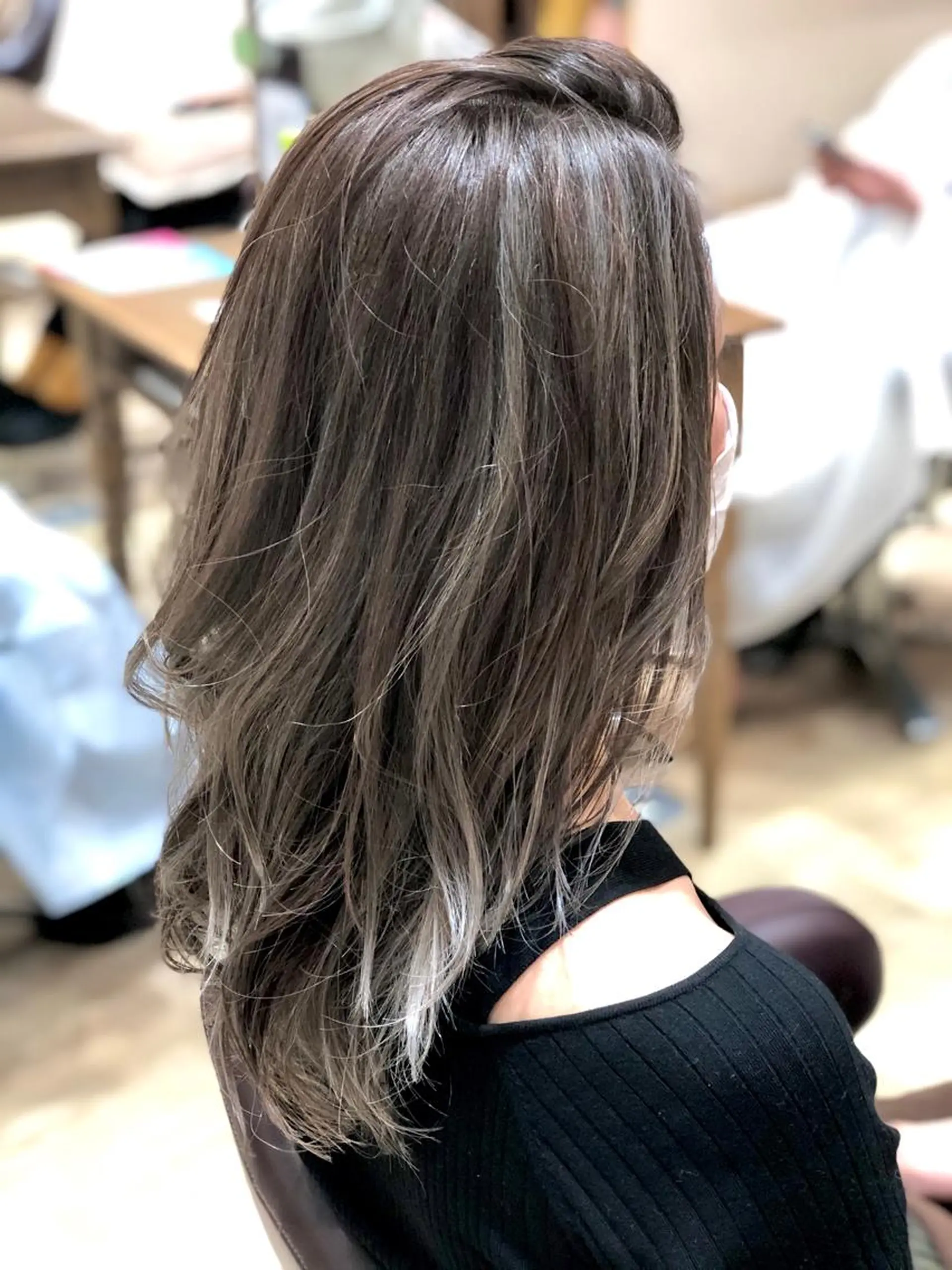 セミロング カラー 🍀褒められヘア🍀 松尾舜のヘアスタイル