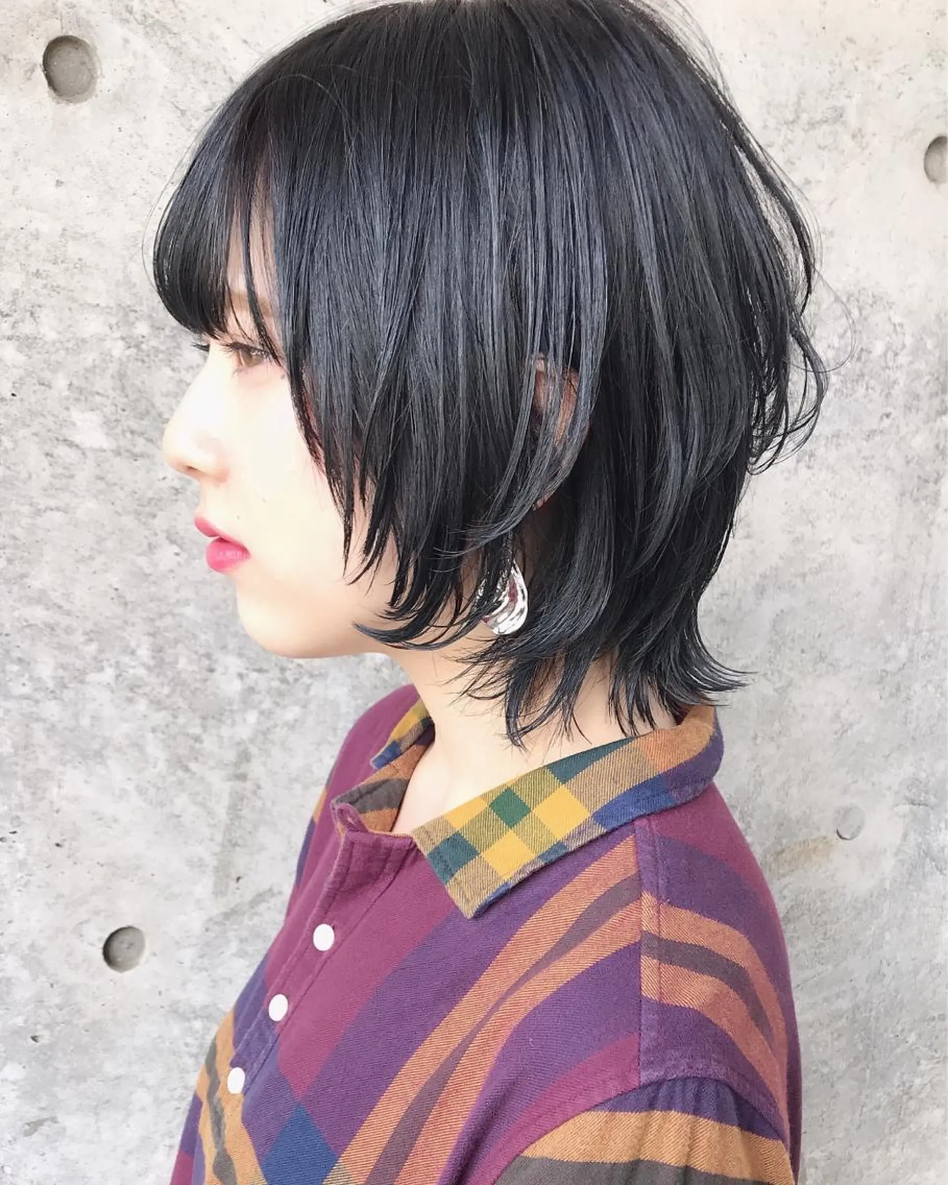 ミディアム カラー 及川 光のヘアスタイル