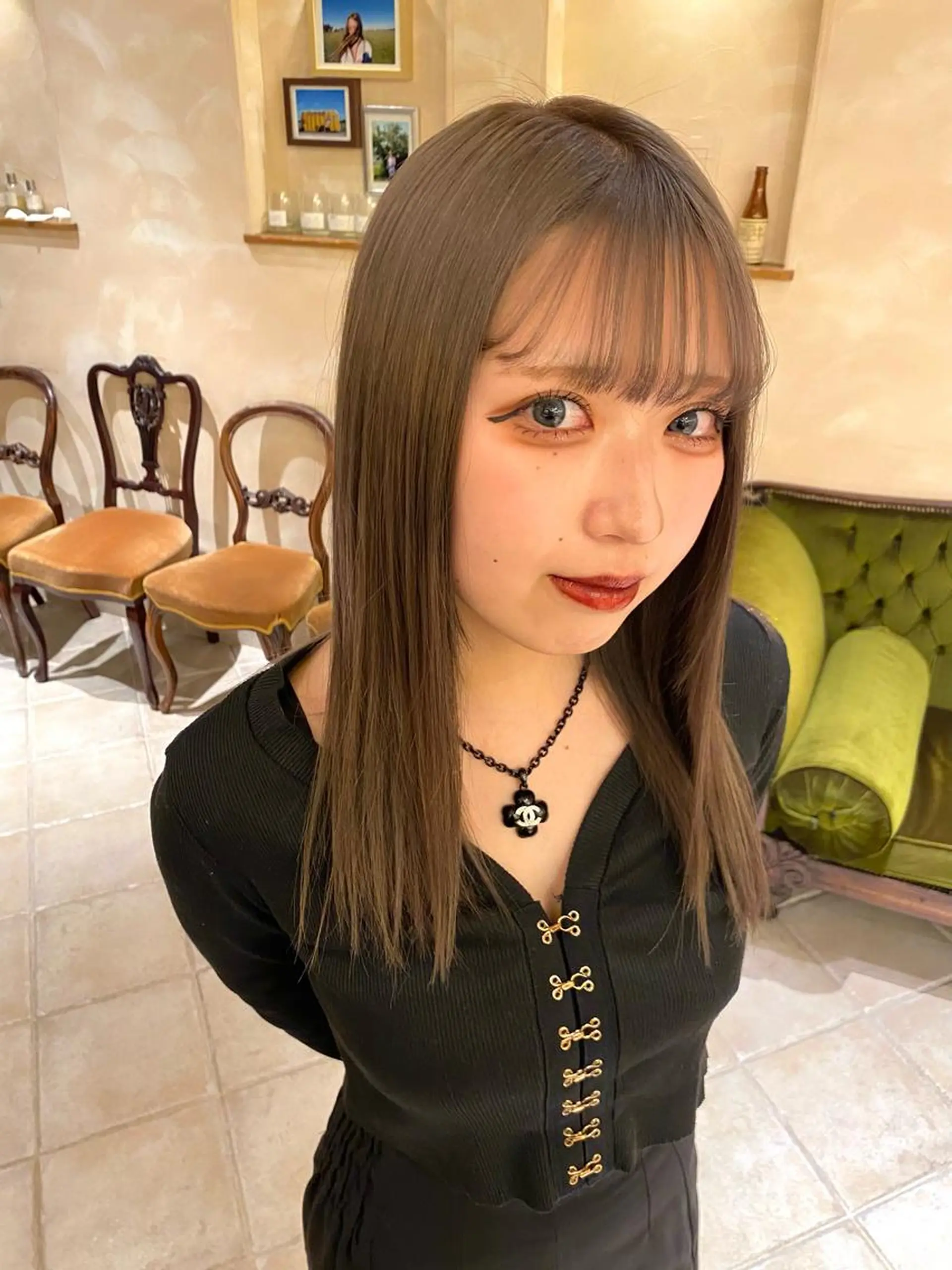 セミロング カラー 【カット】 根本翔太のヘアスタイル