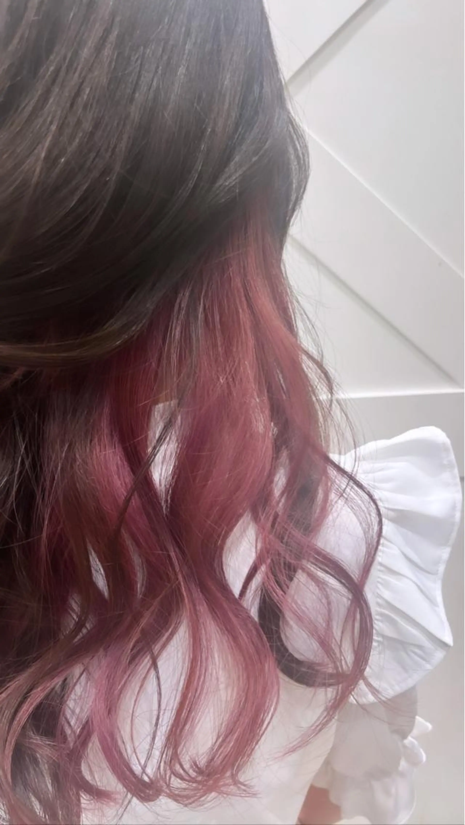 ロング カラー イヤリングカラー ヘッドスパ＆ボブ＆ ツヤ感🌟ナカガマのヘアスタイル