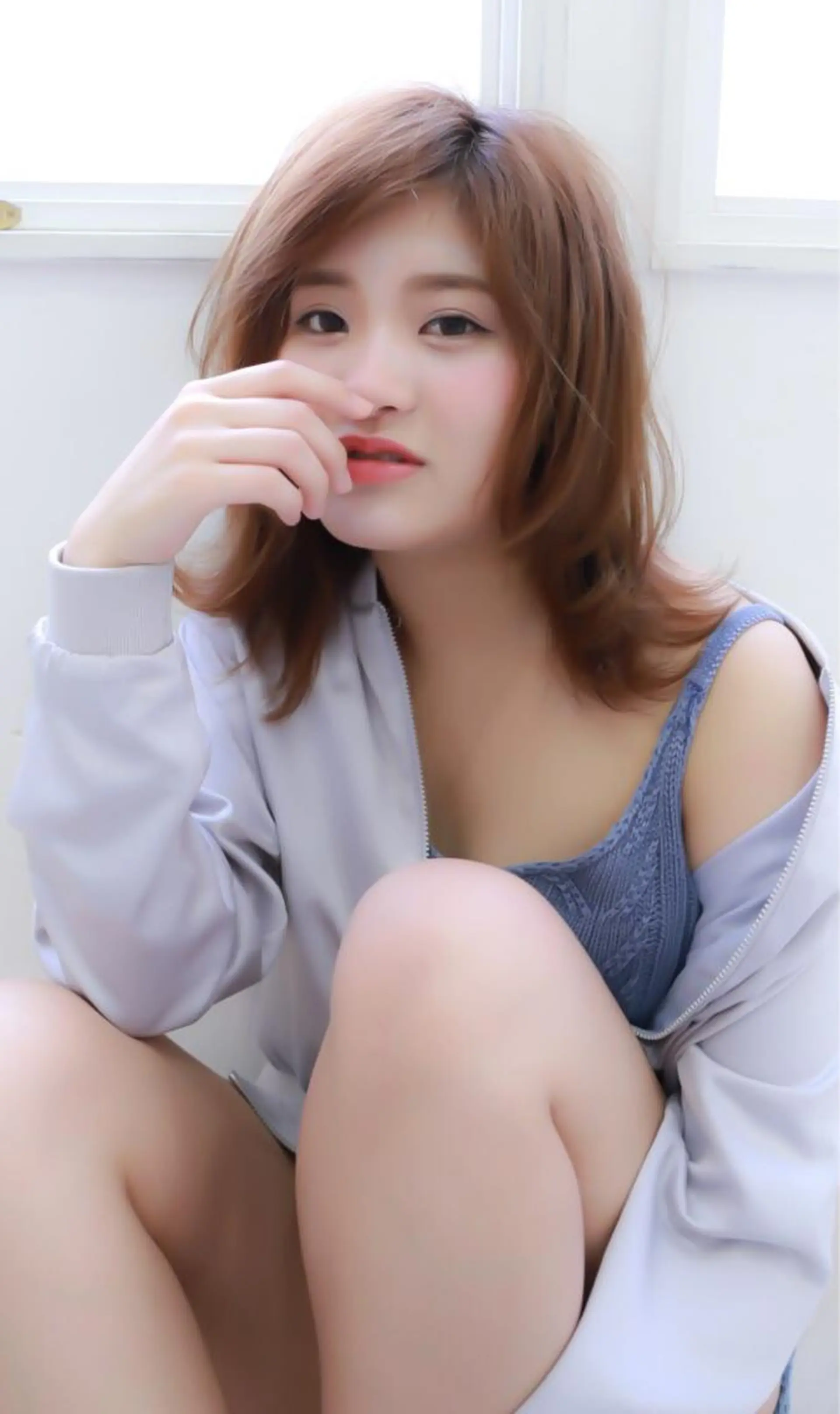 ミディアム カラー パーマ ヘアアレンジ IVY joure Suzu.のヘアスタイル