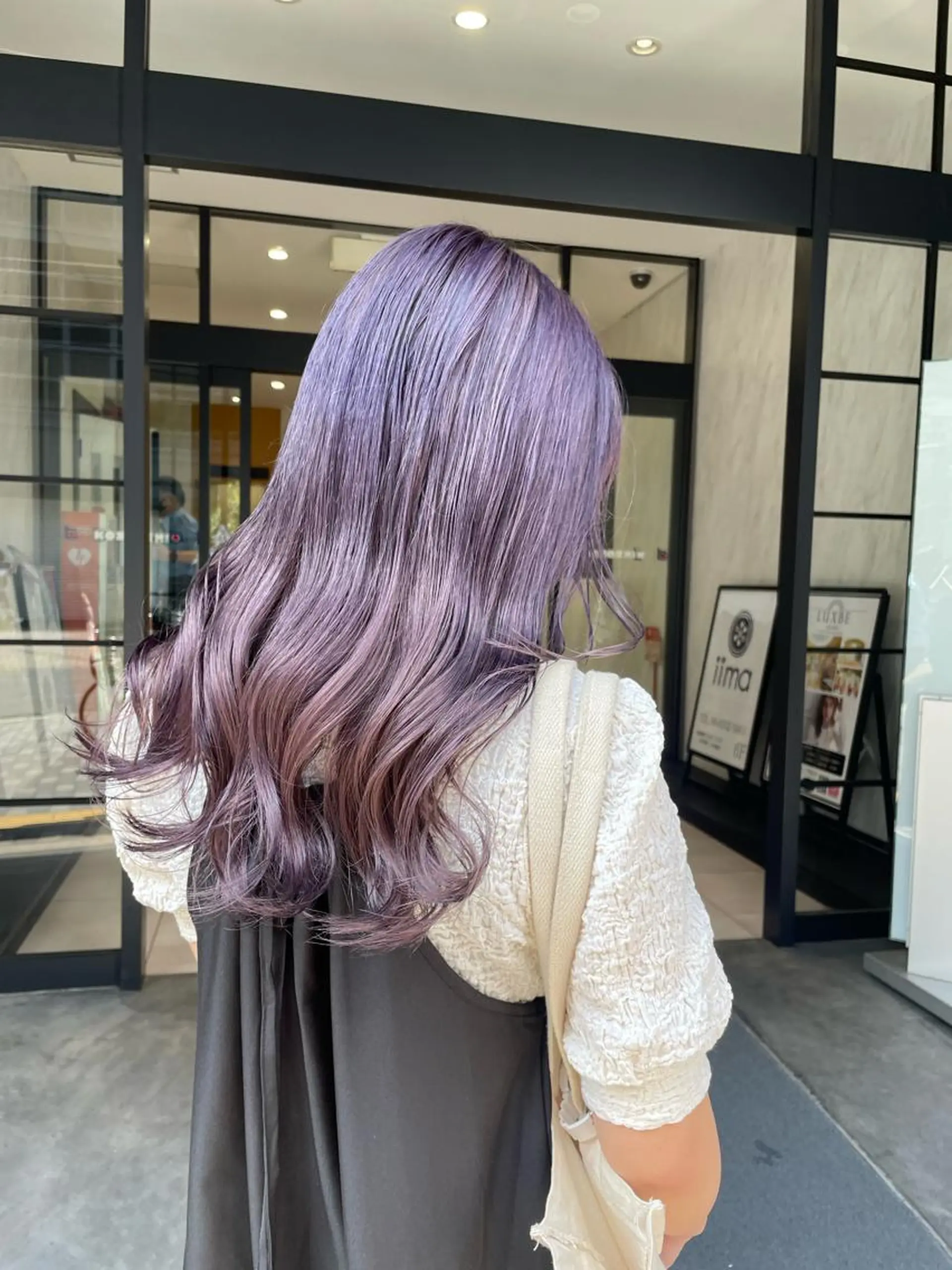 ロング カラー yohaku misakiのヘアスタイル