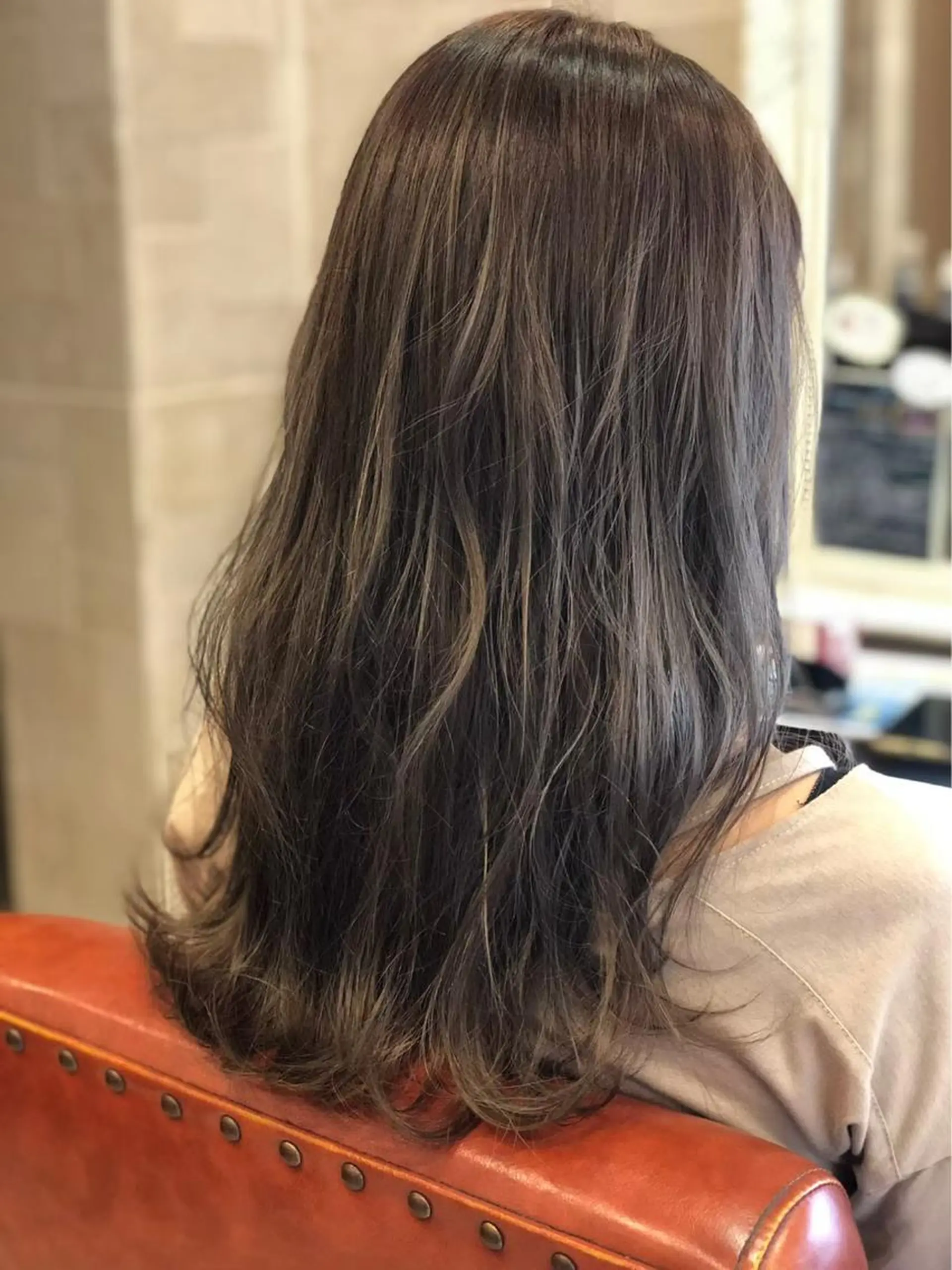 ロング カラー 🫧縮毛矯正特化🫧 クシビキマユノ🐣のヘアスタイル