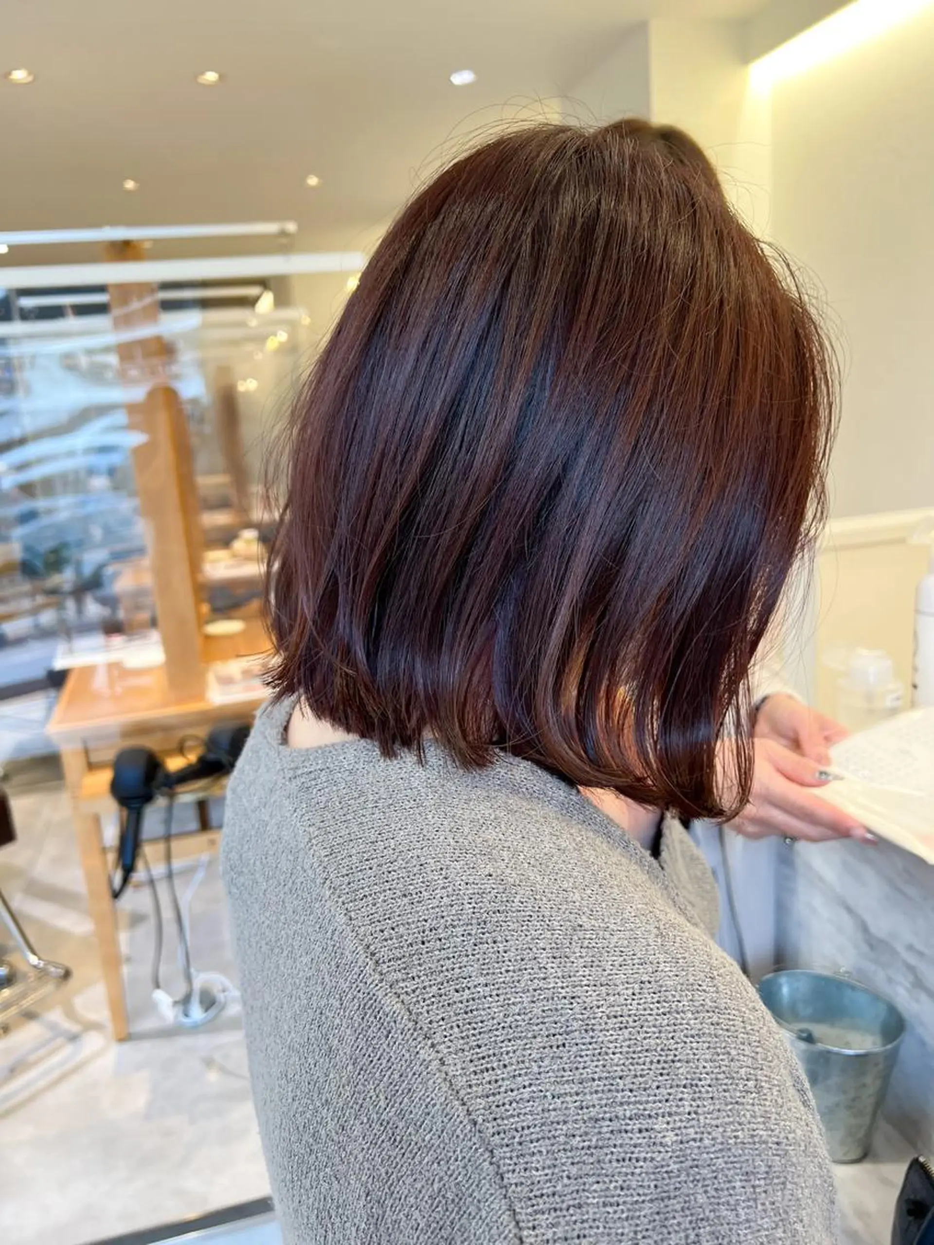 ミディアム カラー カット ヘアカラー 韓国ヘア×髪質改善 /yoshikaのヘアスタイル