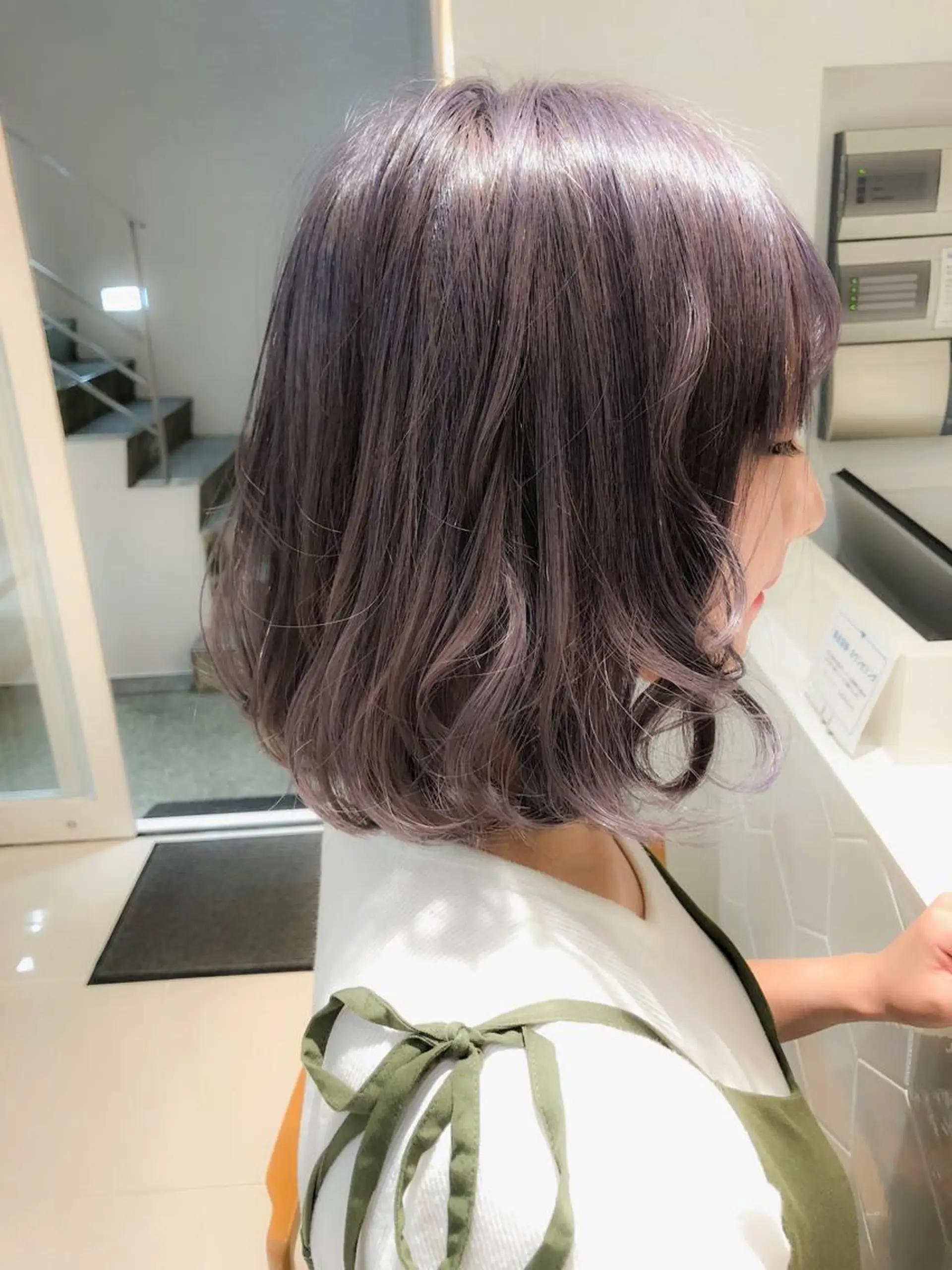 ミディアム カラー Days 透明感カラーのヘアスタイル