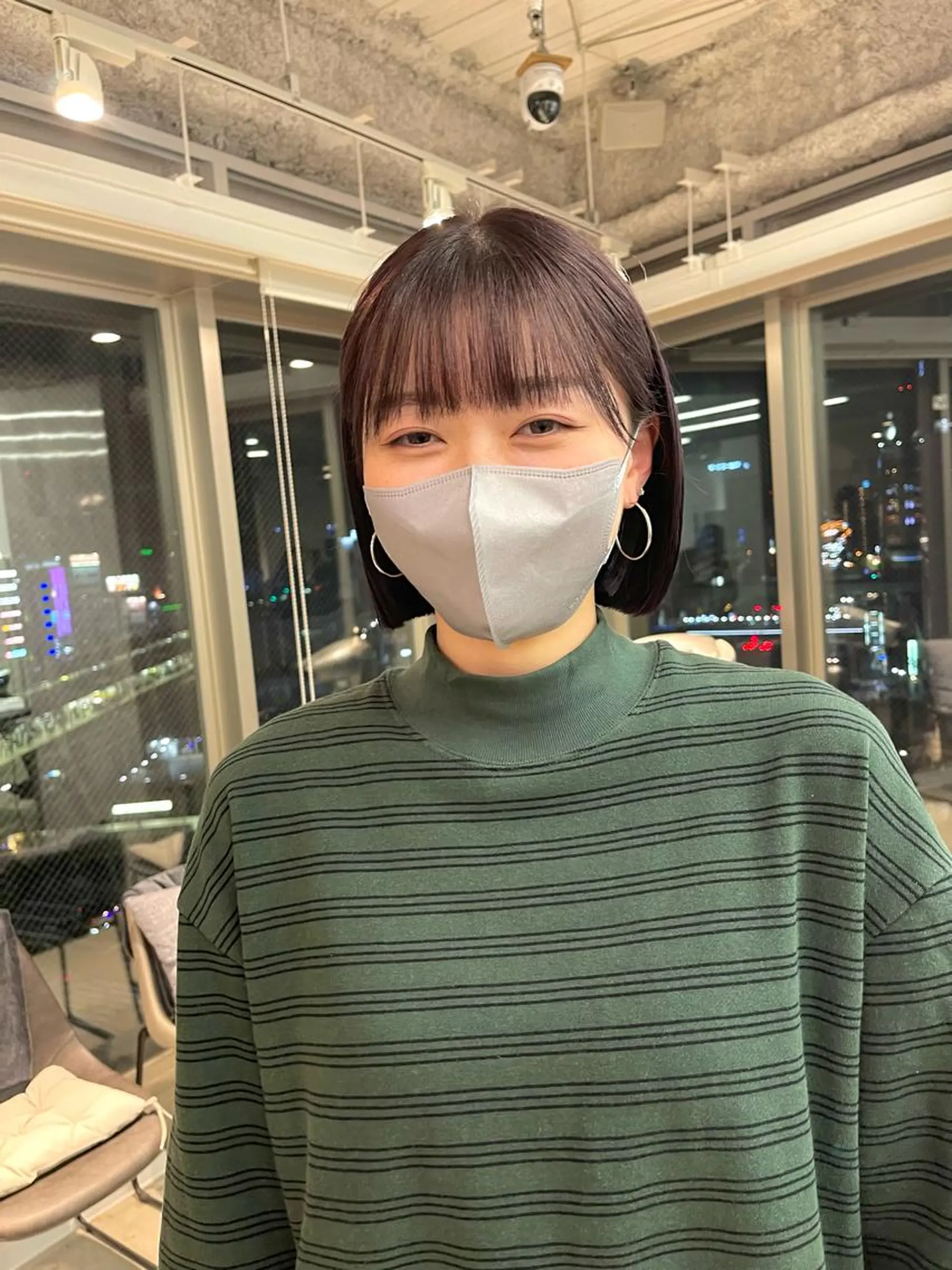 ショート 切りっぱなしボブ ボブ 店長 MANAMI /ブリーチ/骨格ボブのヘアスタイル