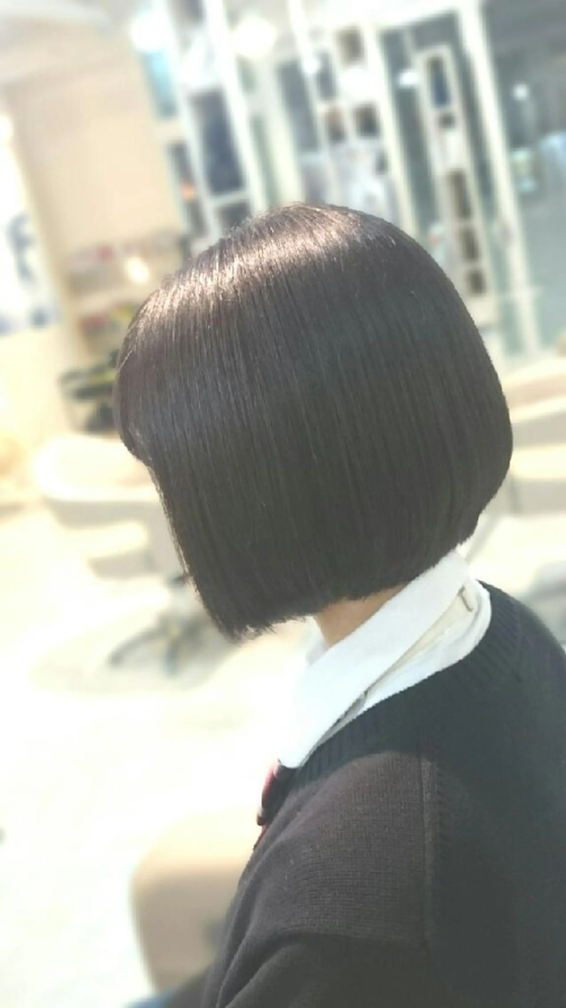 ショート 切りっぱなしボブ ボブ 浦川 敬太のヘアスタイル