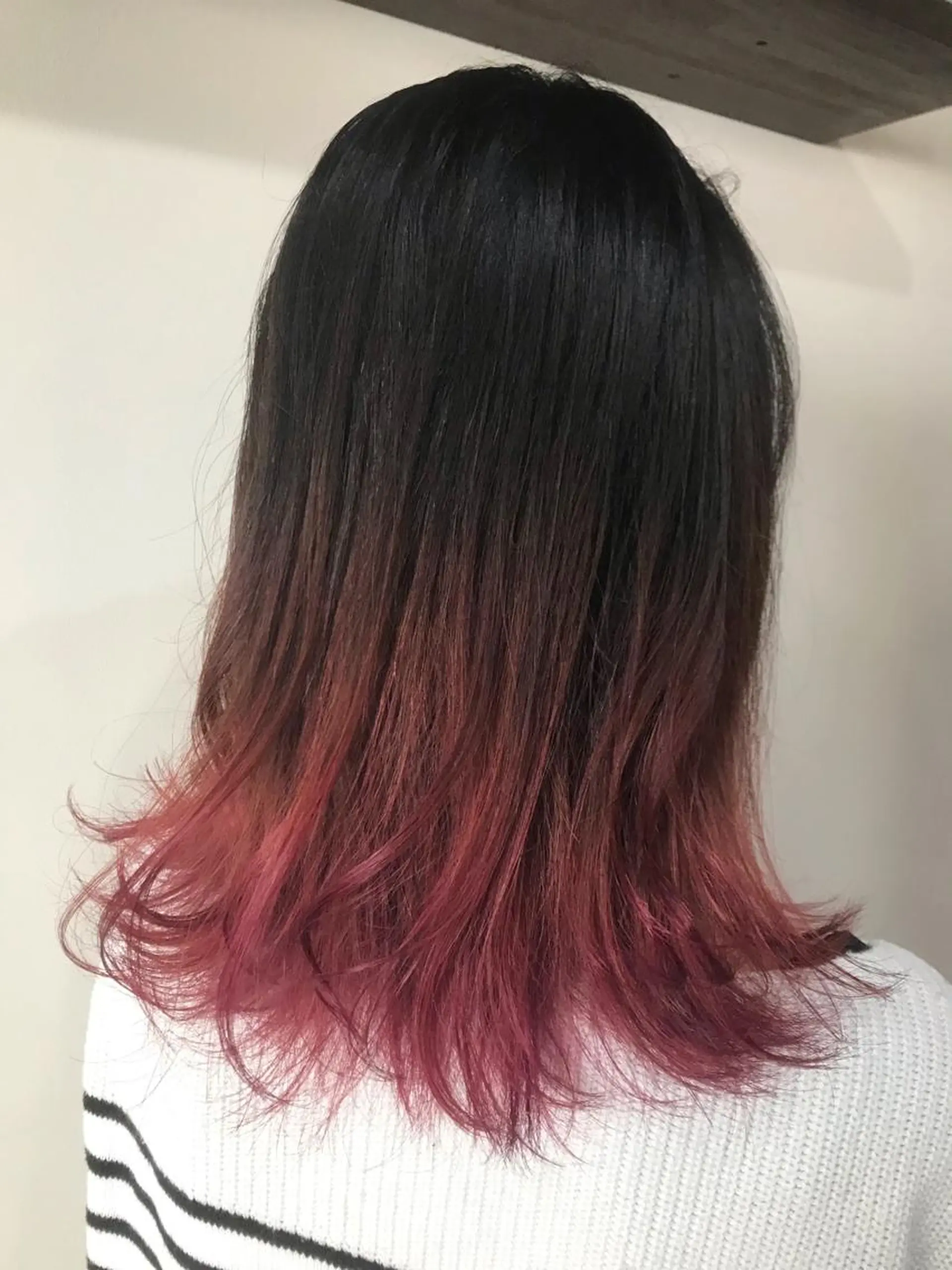 ロング カラー ヘアアレンジ グラデーションカラー ピンクカラー まつげと美容室/ 個室/瀬戸 一菜のヘアスタイル