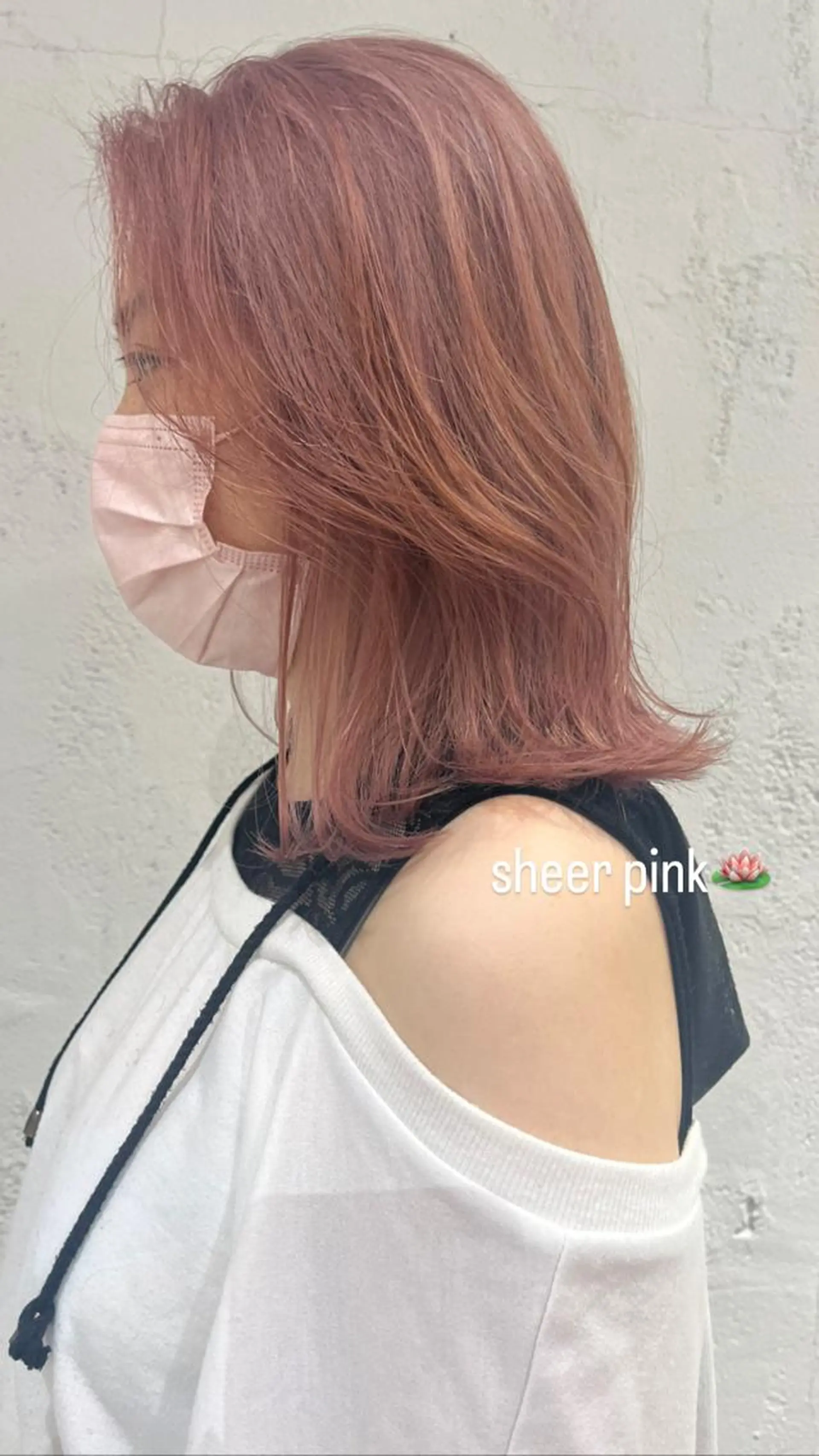 ミディアム カラー ヘアアレンジ カット ヘアカラー トリートメント ヘアセット 🌷ボブ/髪質改善 ストレートのヘアスタイル