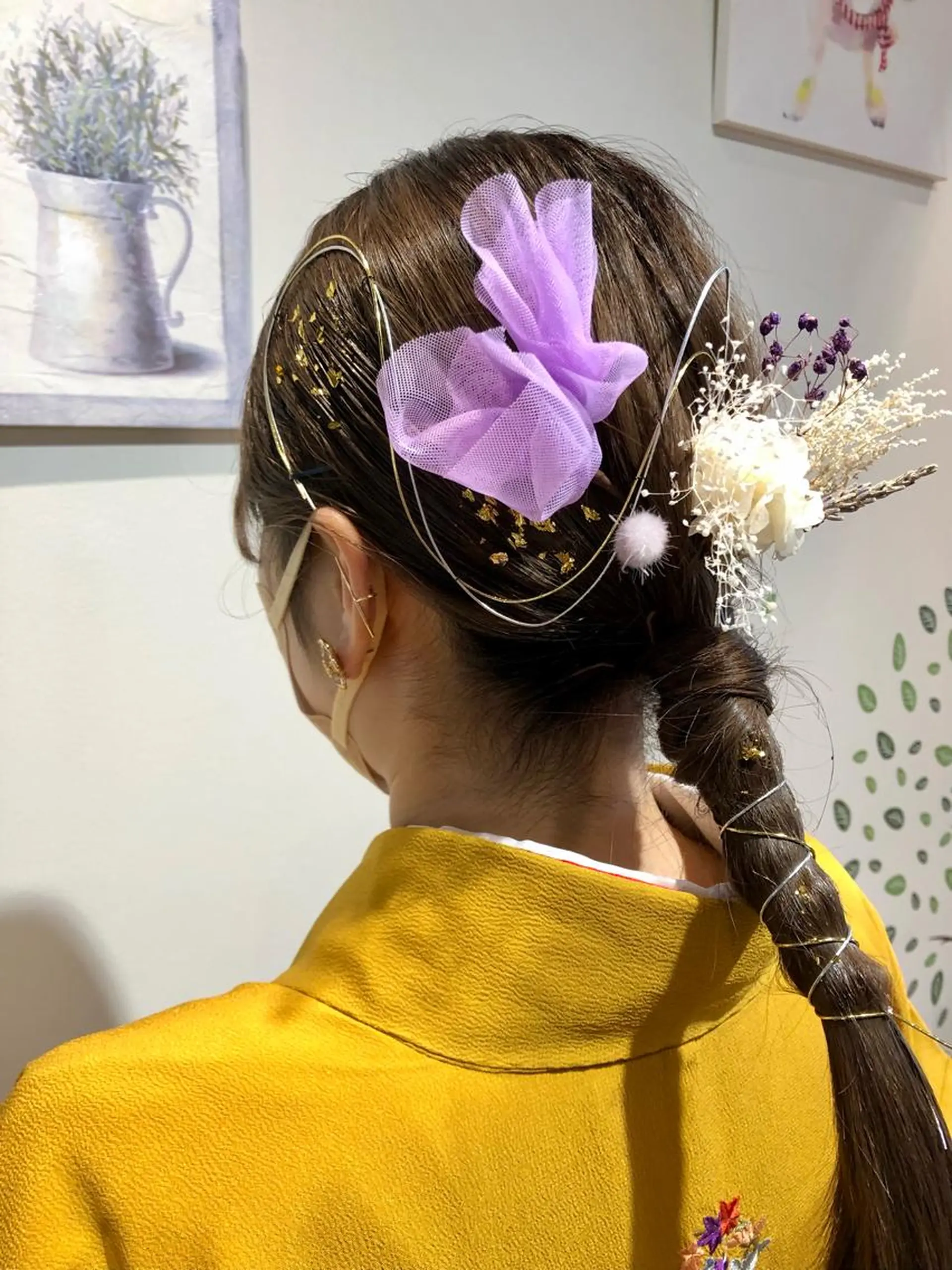 ロング ヘアアレンジ 青野 文香のヘアスタイル