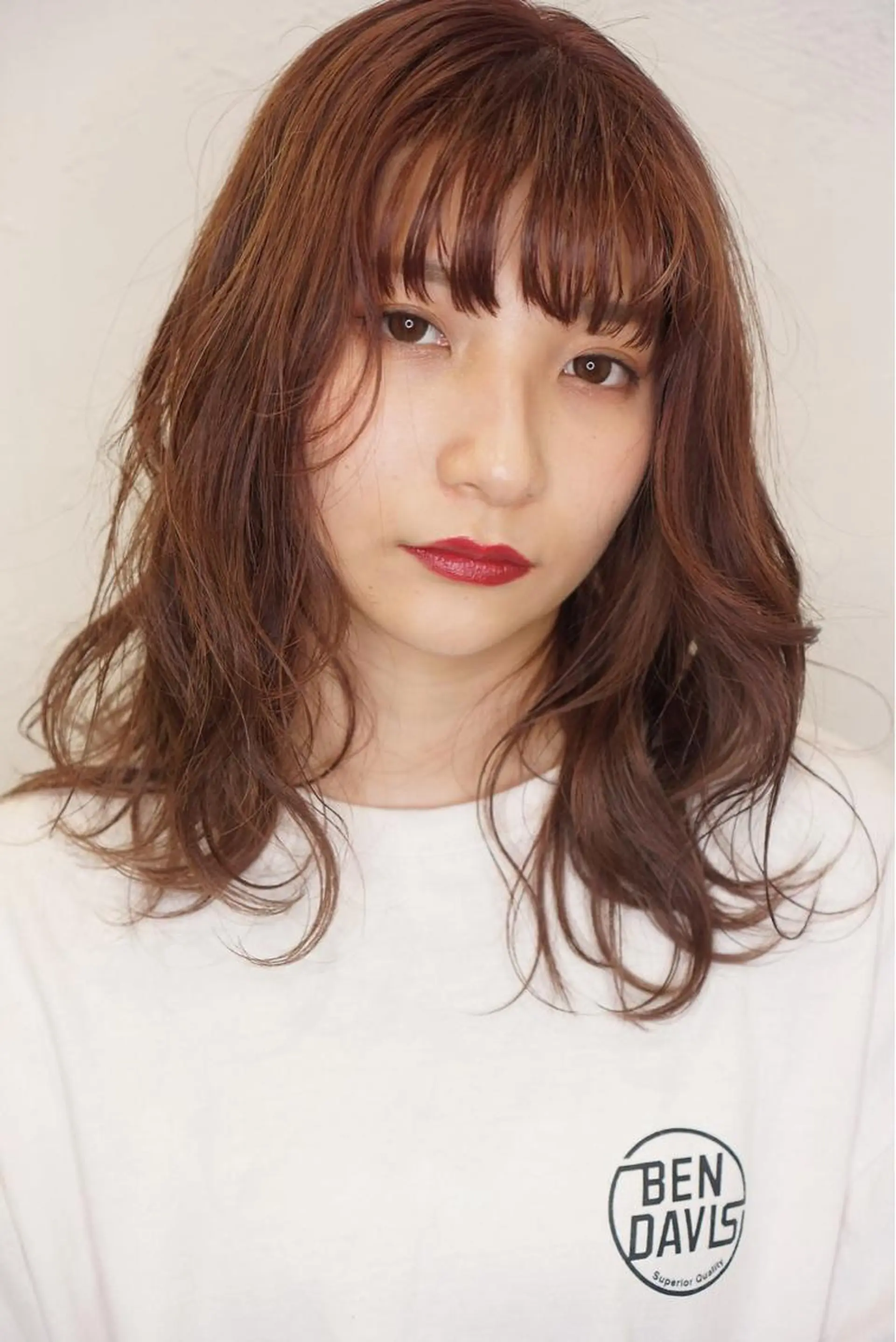 セミロング ヘアカラー hair  space Atoz所属・東 寛道のヘアスタイル