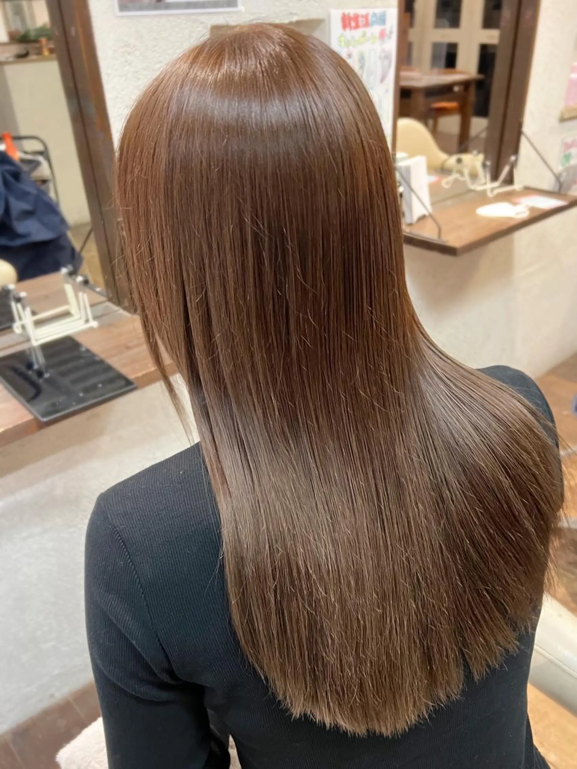 ロング カラー 中宗 哲平のヘアスタイル