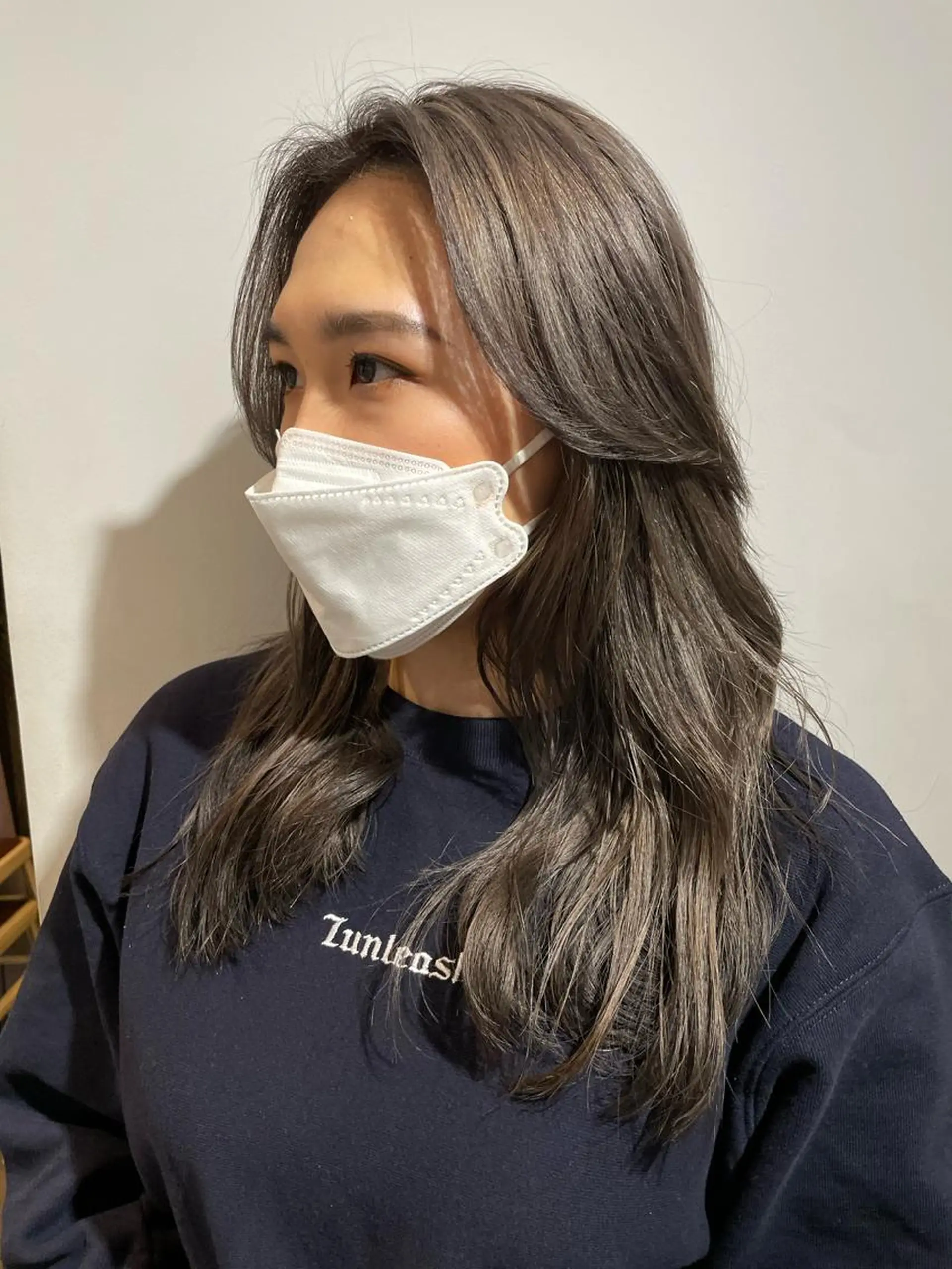 ミディアム ヘアカラー トリートメント Null 表参道所属・岩下昂世/ ハイトーン/デザインのヘアスタイル