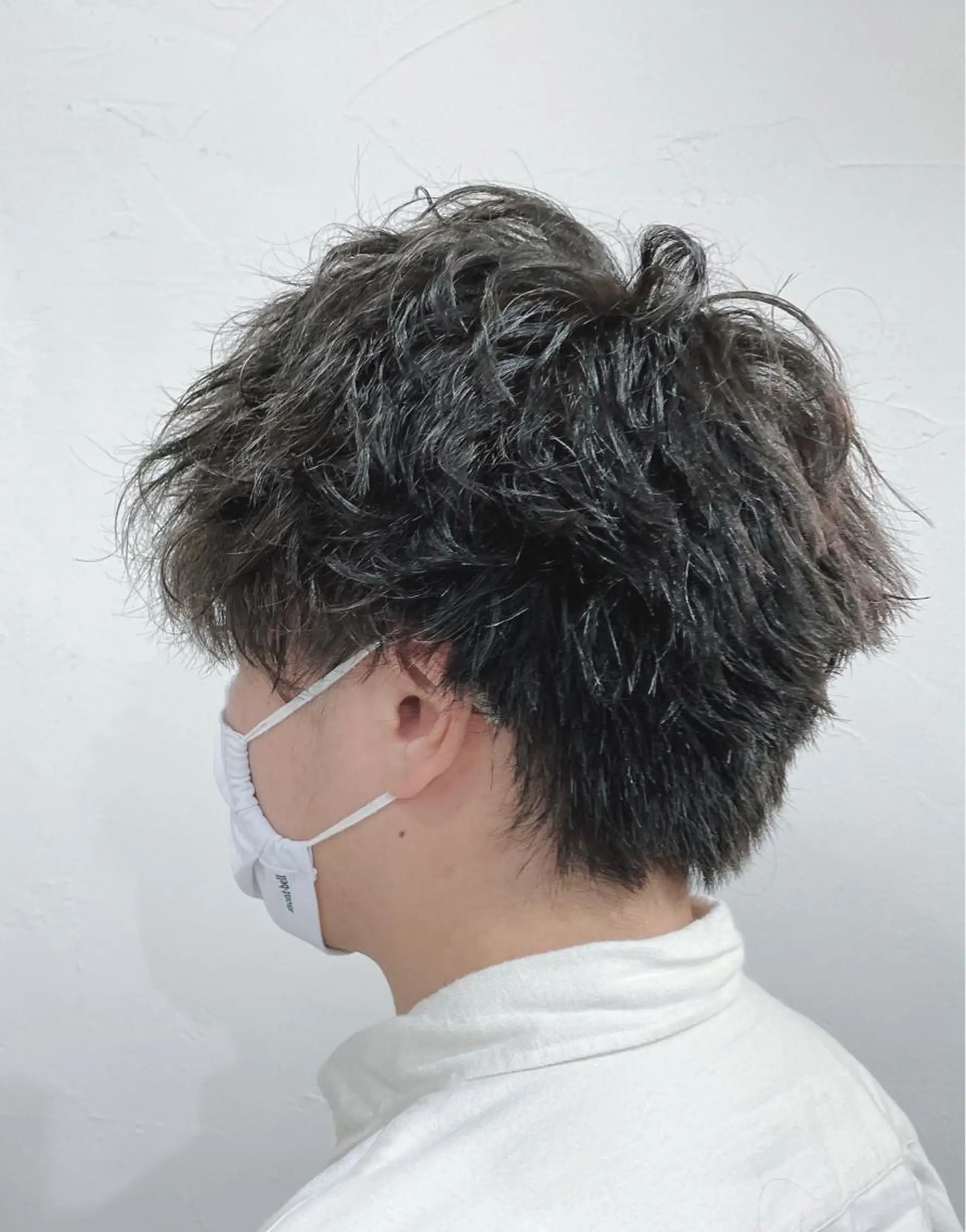 ショート メンズ マッシュ メンズパーマ カット パーマ かんばら りょーいのヘアスタイル