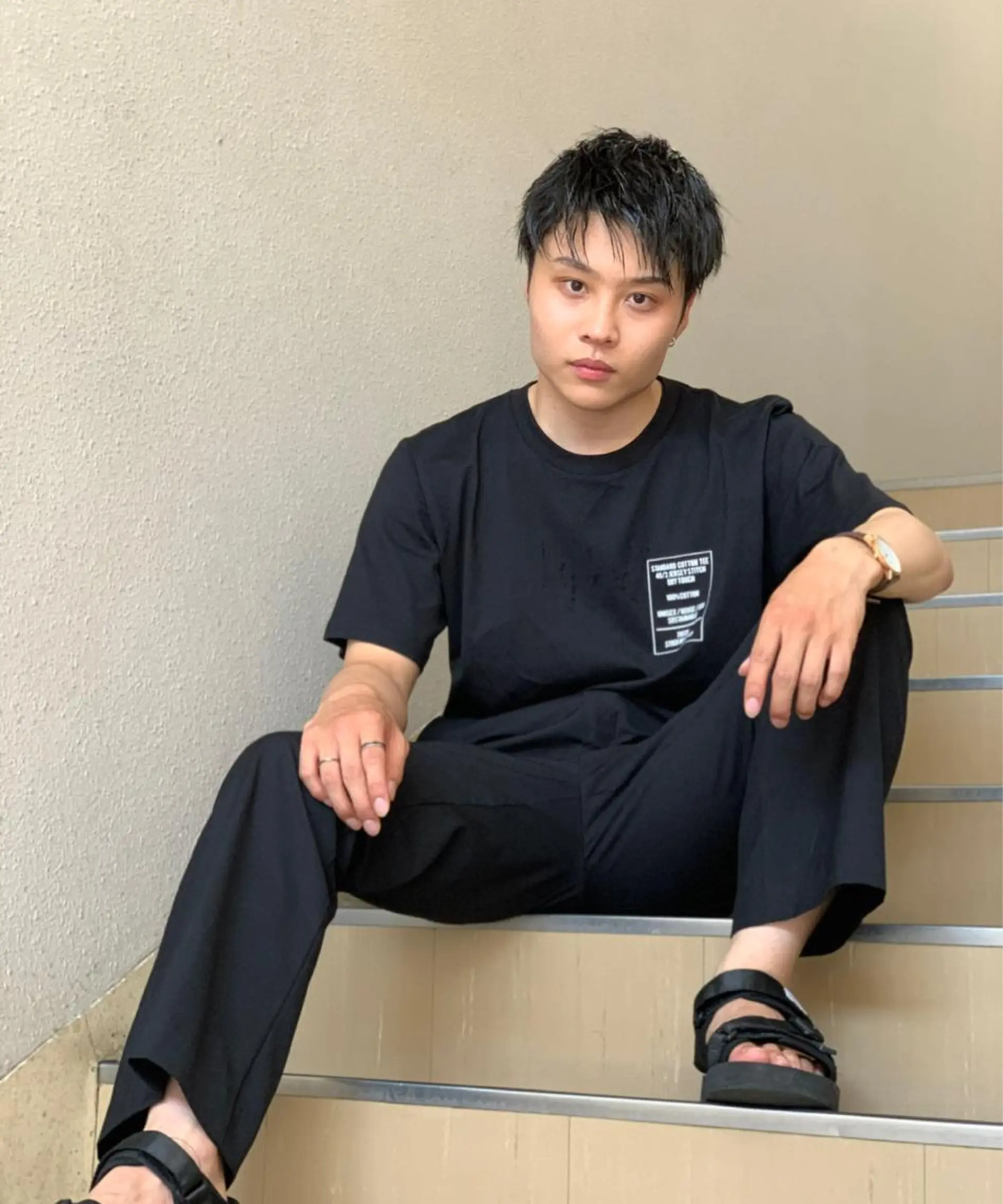 ショート メンズ アイブロウ ワックス脱毛 眉カット その他(アイブロウ) 【メンズ特化美容師】 山﨑　凌のヘアスタイル