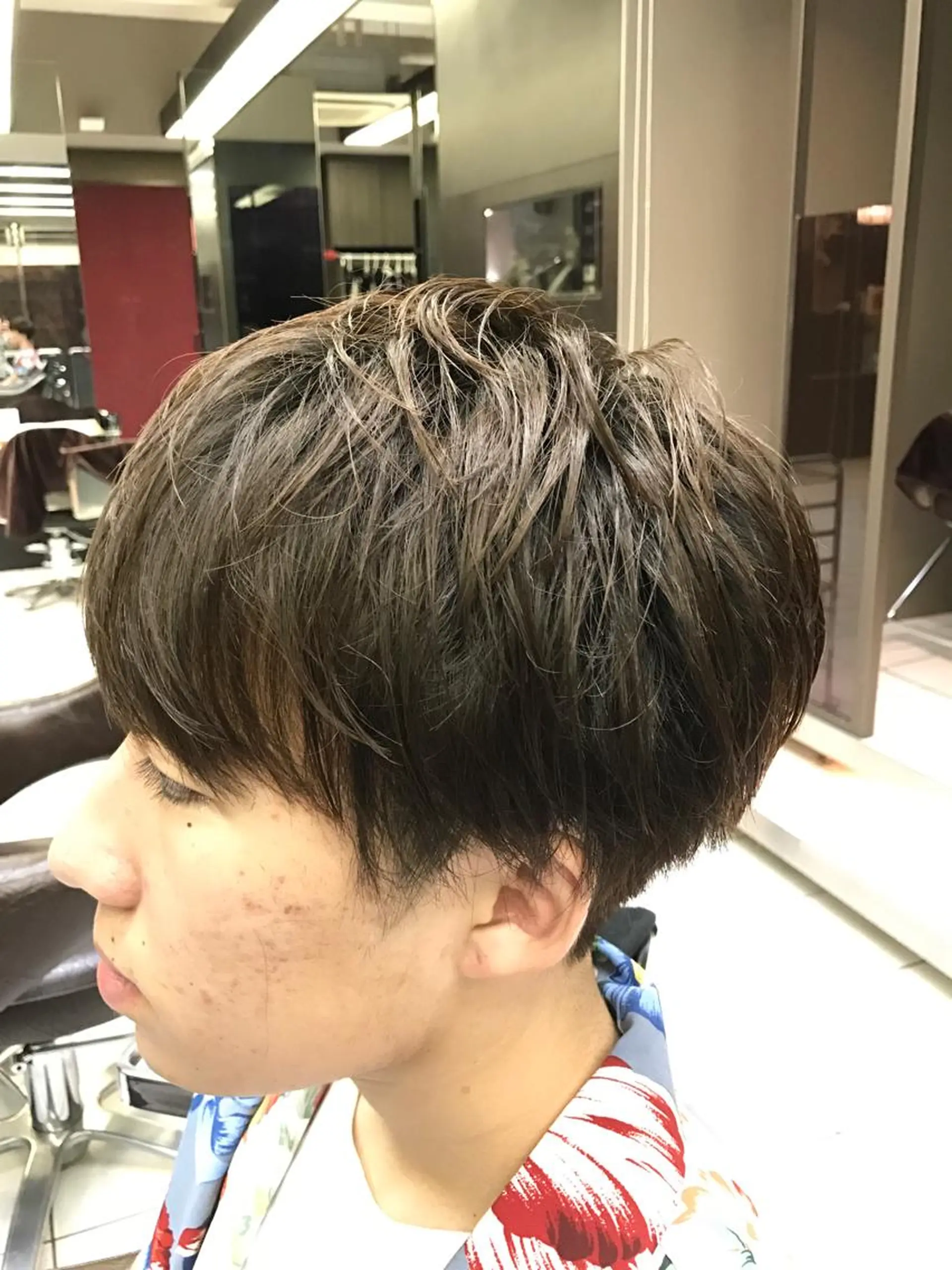 ショート メンズ マッシュ ツーブロック 中川 拓弥のヘアスタイル