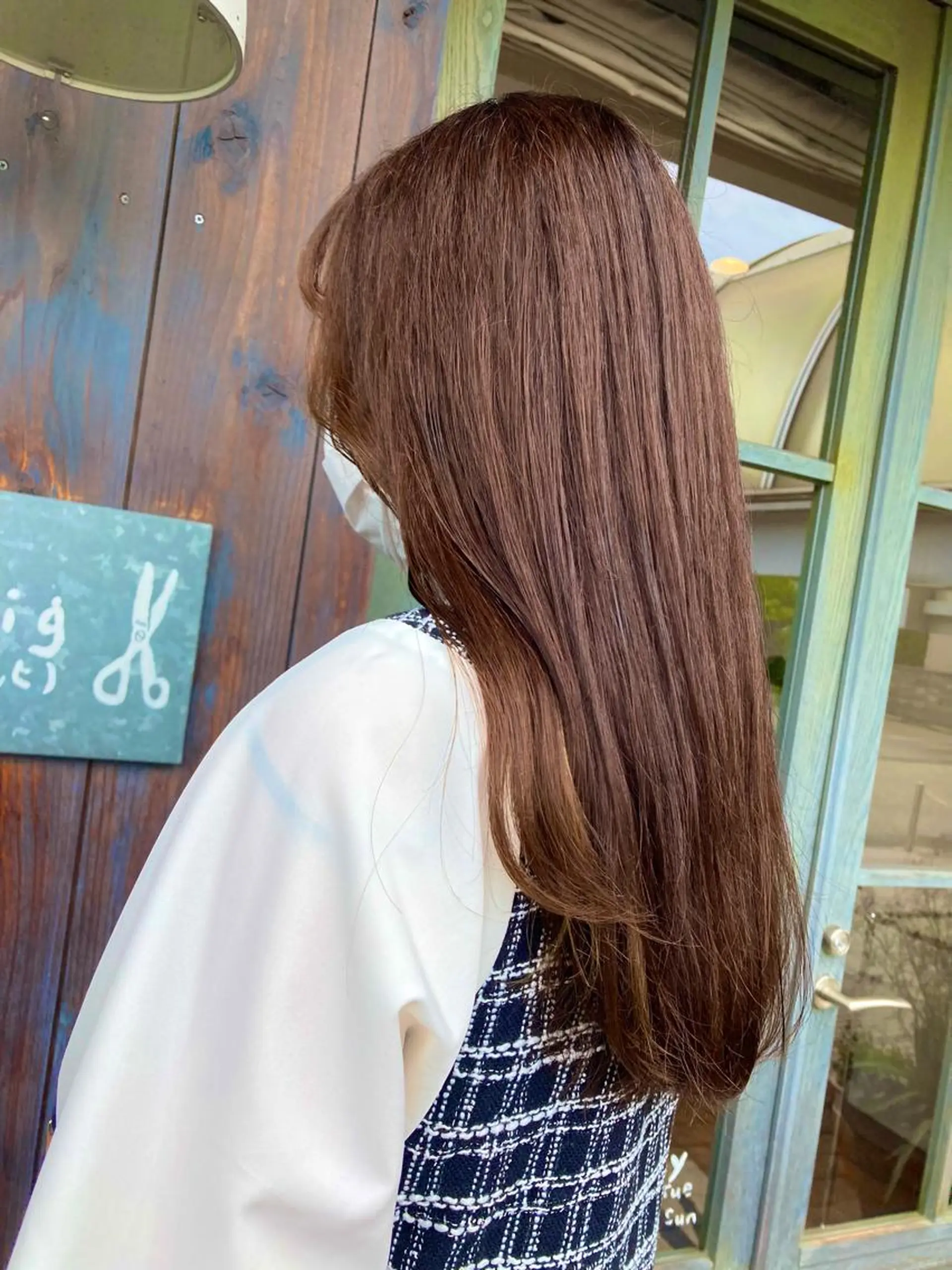 ロング カラー 小島 千夏のヘアスタイル