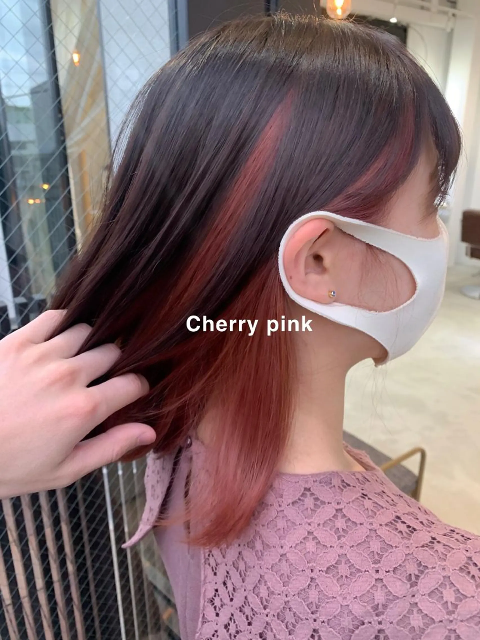 カラー インナーカラー ピンクカラー カット ヘアカラー トリートメント loka所属・山本 晶大のヘアスタイル