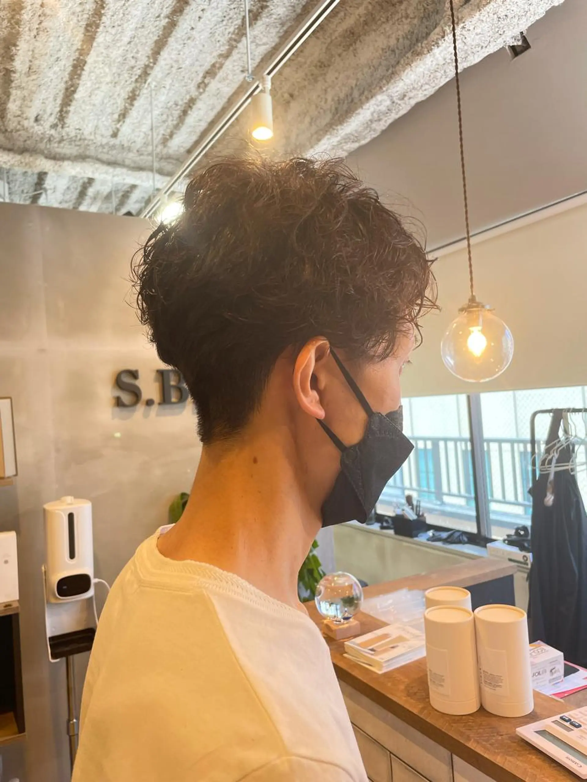 ショート パーマ メンズ メンズパーマ ニュアンスパーマ Men's hair salon First 中百舌鳥店所属・First なかもず 店 YUKIのヘアスタイル