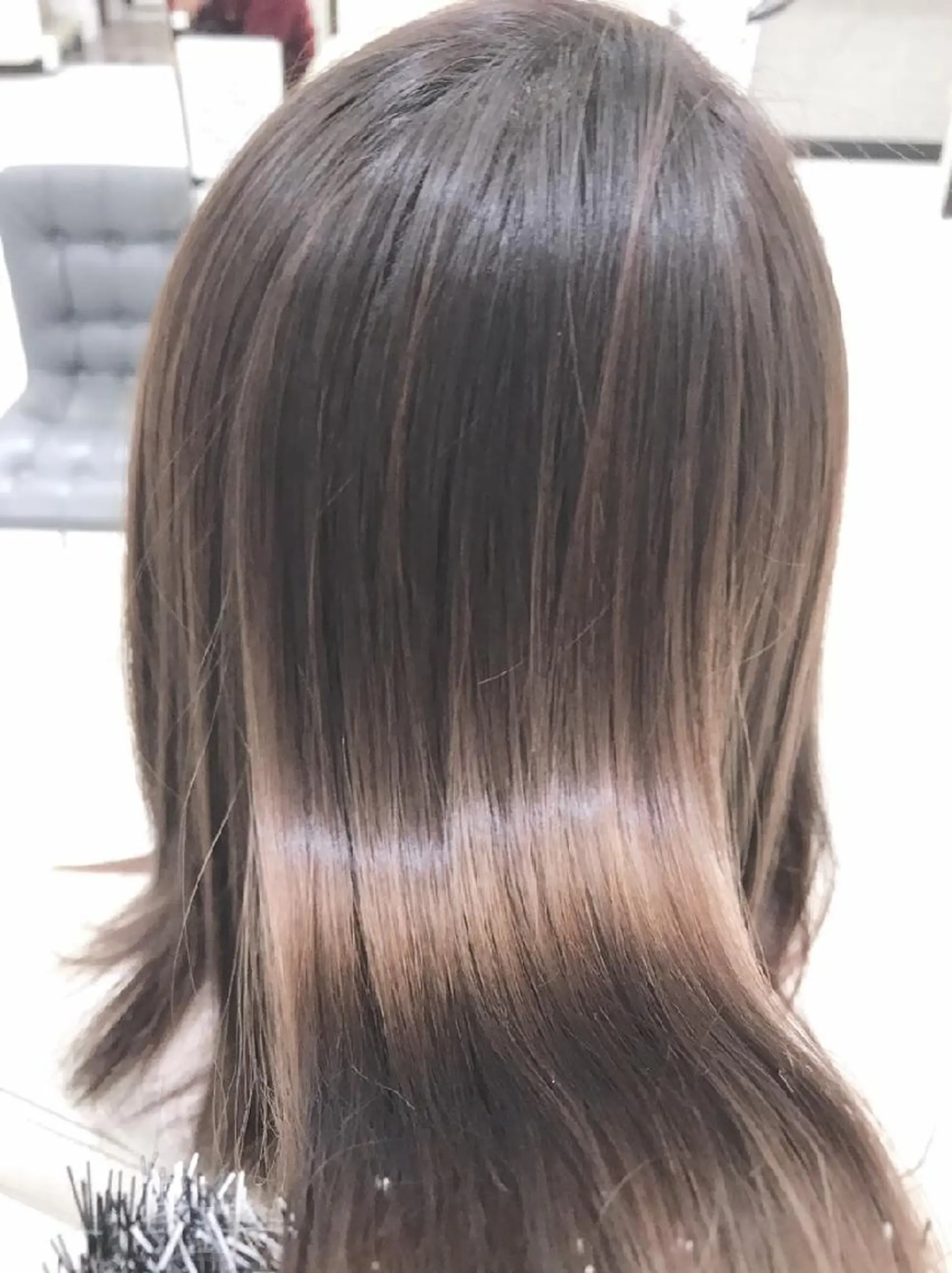 カラー グレージュ ヘアカラー トリートメント 増田 龍太のヘアスタイル