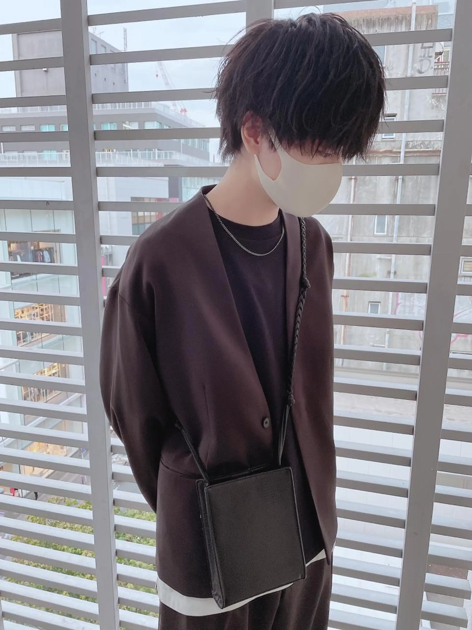 ミディアム カラー ヘアアレンジ メンズ カット ヘアカラー メンズZina代表 田端 麗治のヘアスタイル