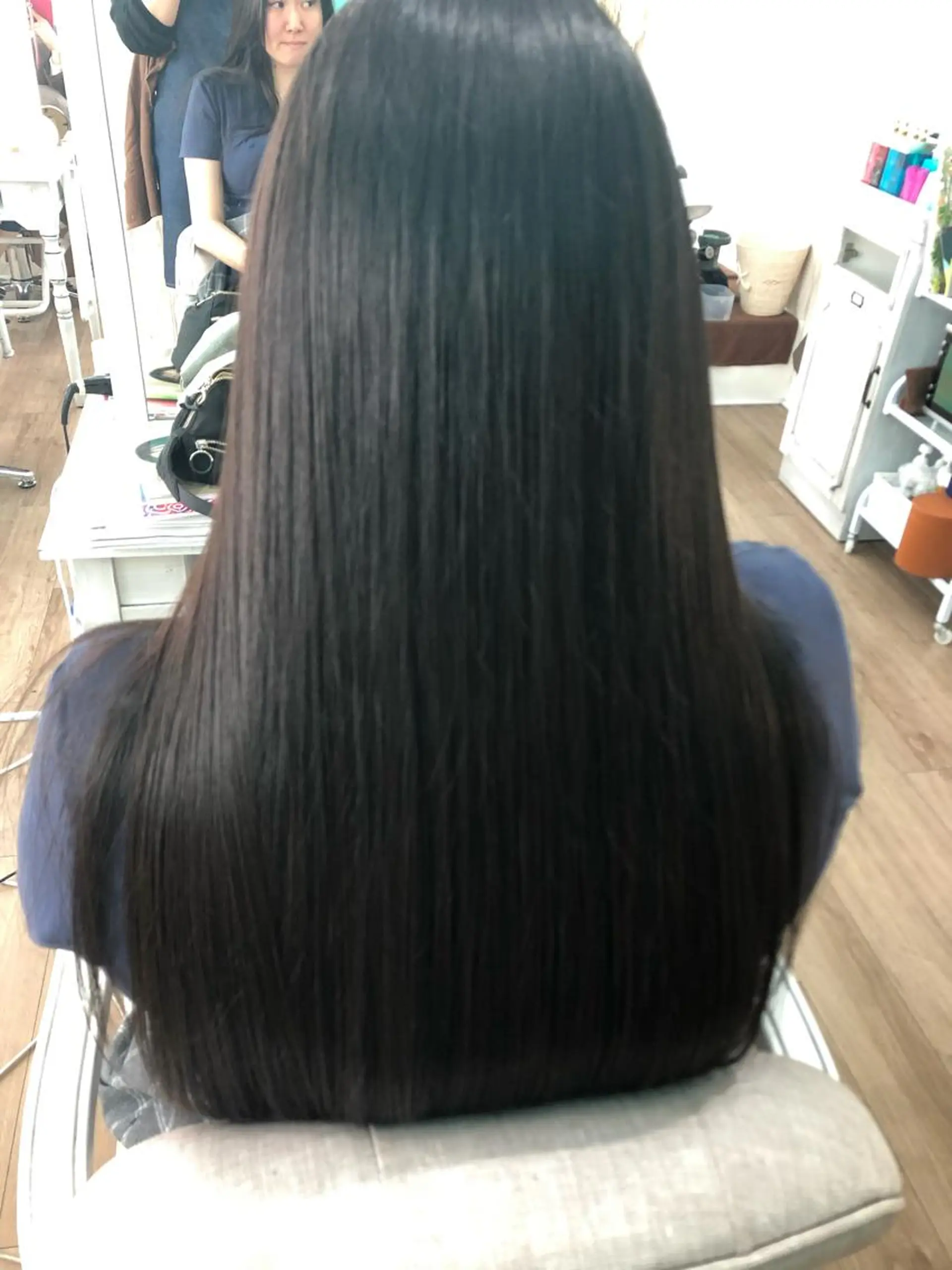 ロング パーマ 縮毛矯正 縮毛矯正 トリートメント 🐆アンドウ チカコ🦓のヘアスタイル