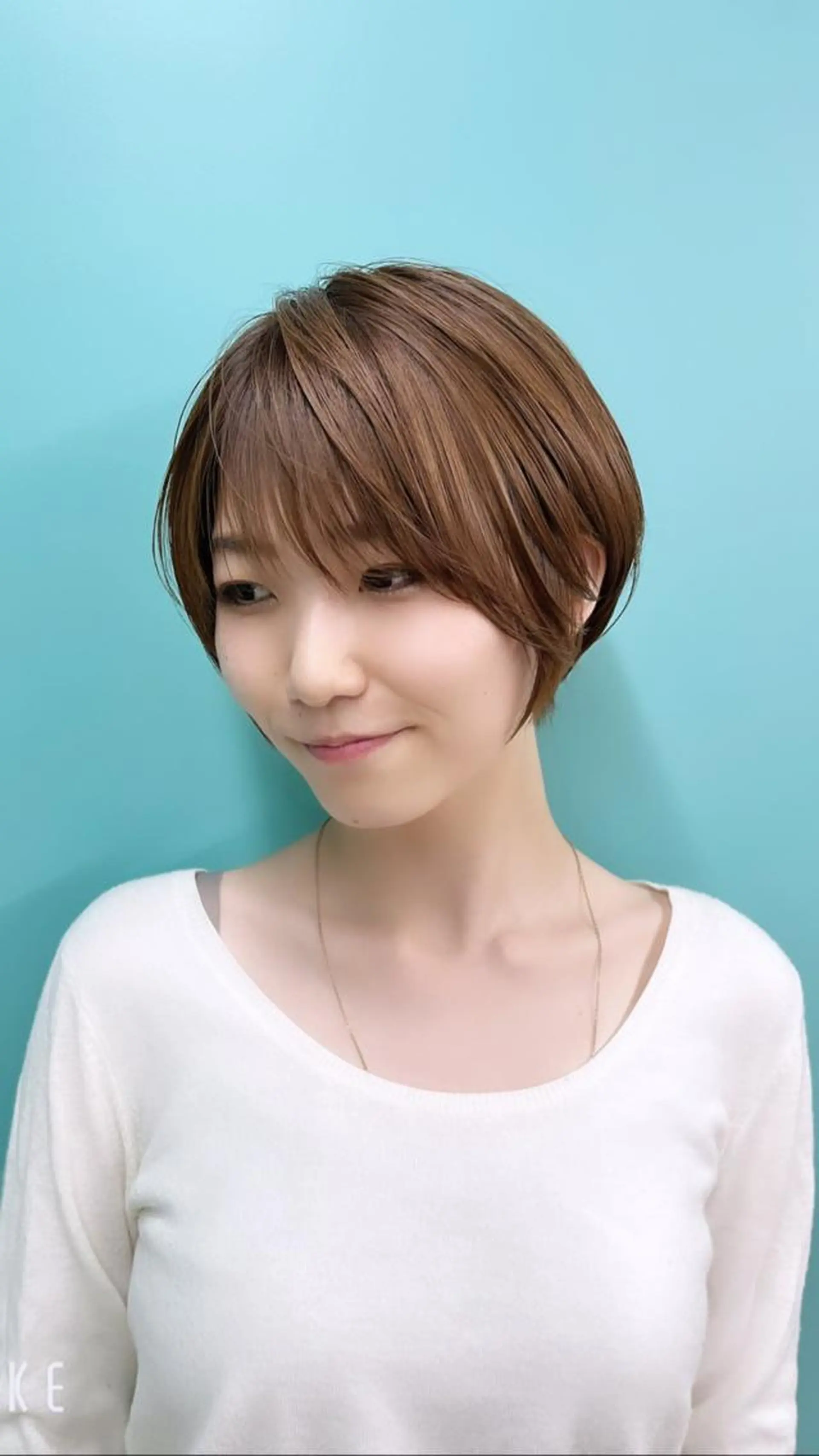 ショート ショート白髪染め無料 ／河瀬謙介のヘアスタイル
