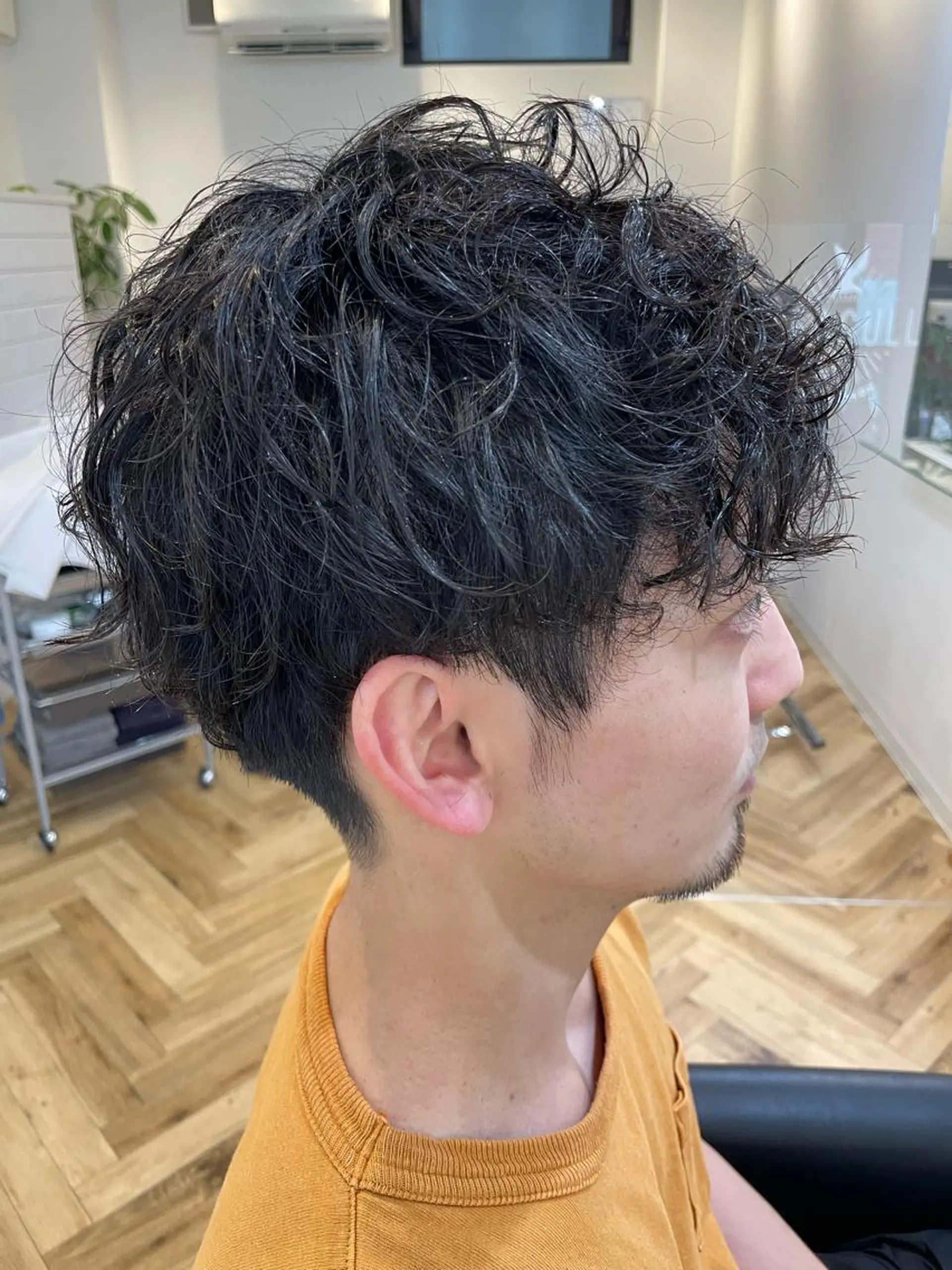 ショート パーマ メンズ カット パーマ トリートメント SEAGULLIII 本通店のヘアスタイル