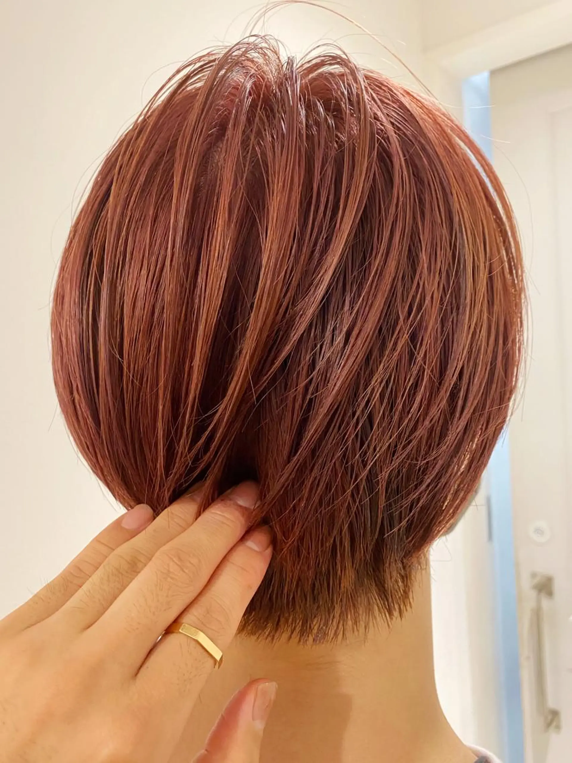 ショート カラー ブリーチ ケアカラー 渋谷✨yuto✨全 メニュー得意です🙏のヘアスタイル