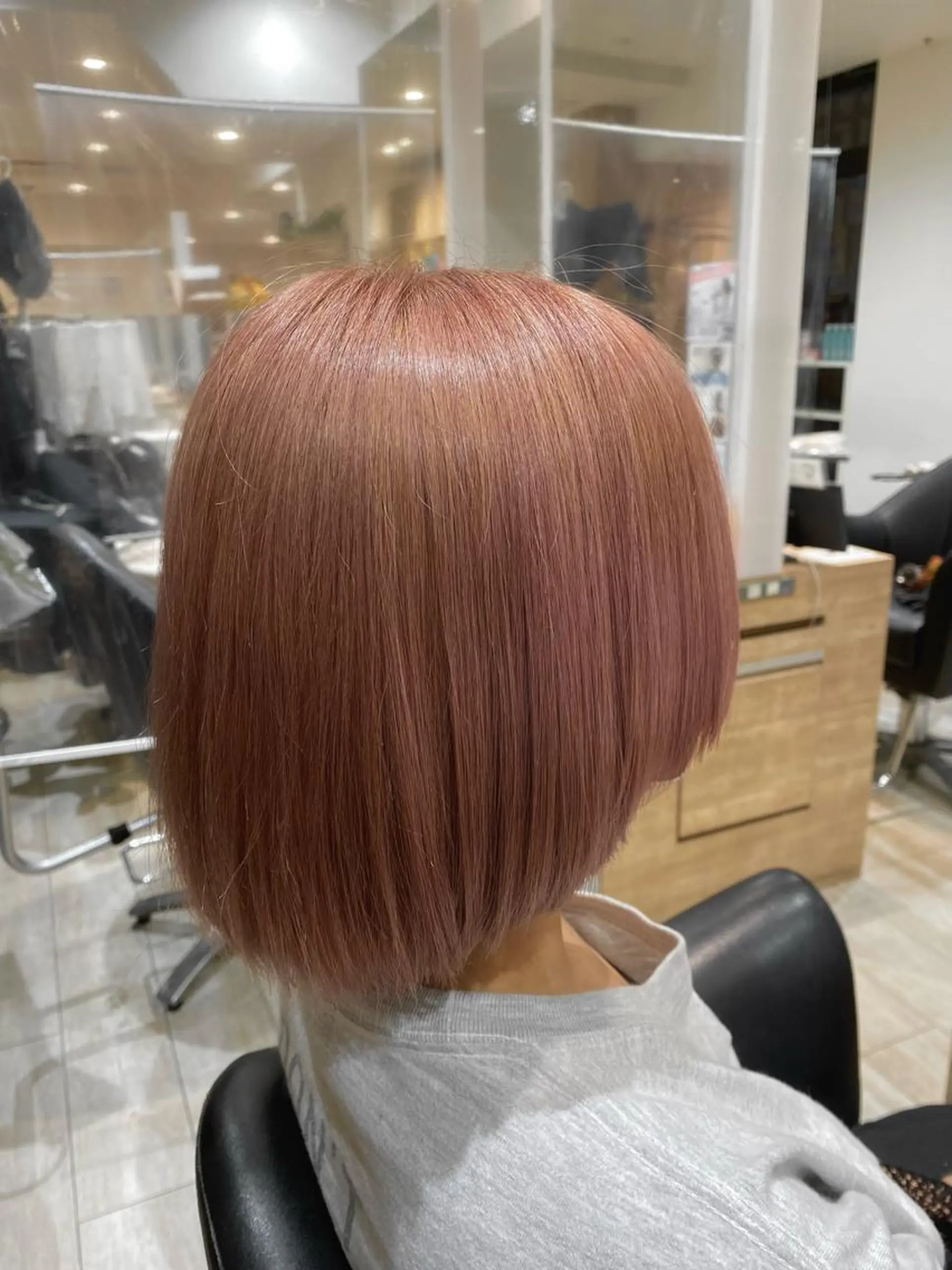 ショート カラー ベージュカラー ピンクカラー ピンクベージュ 🦋透明感カラー / 森脇　大登のヘアスタイル