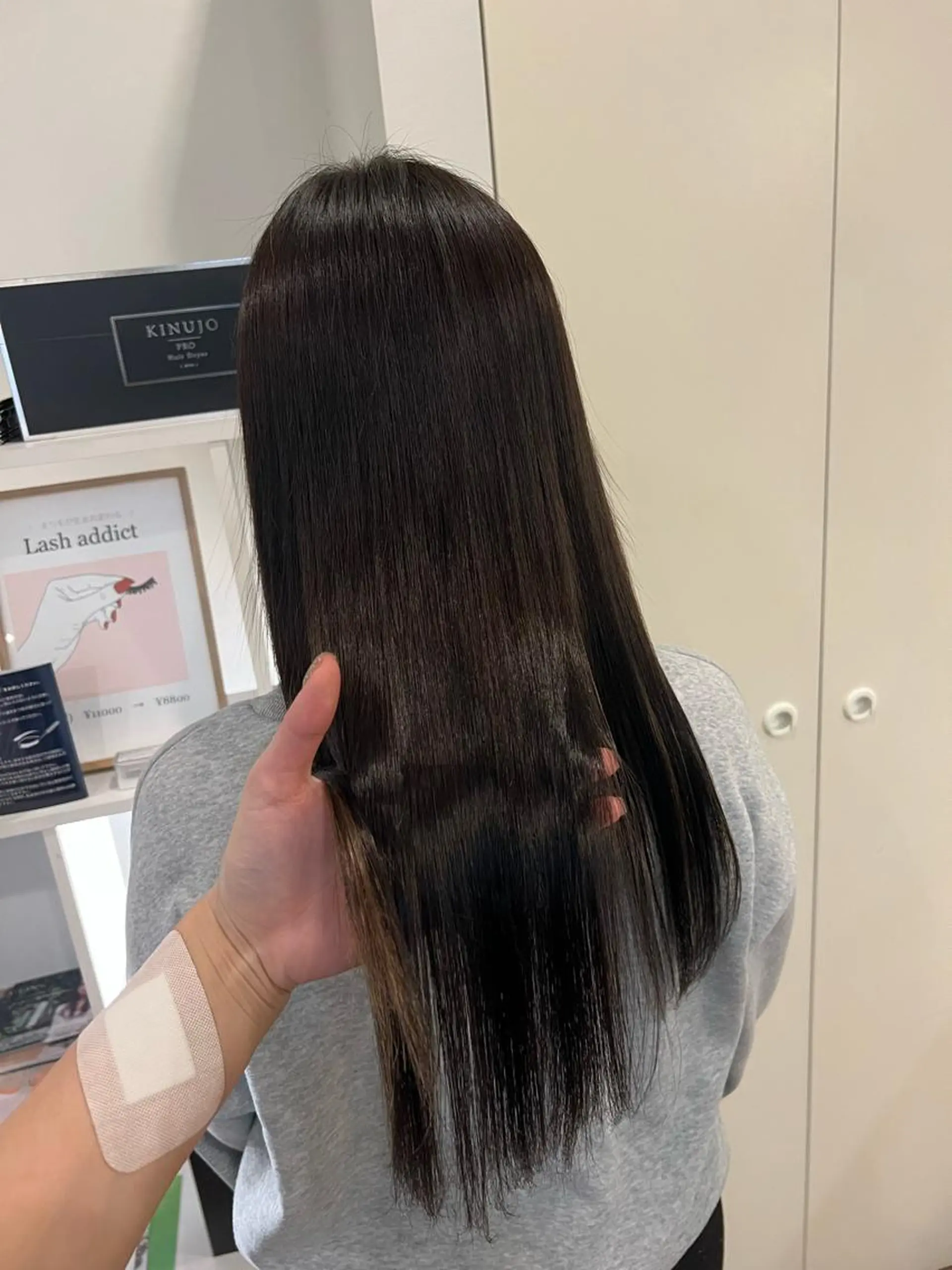 ロング パーマ トリートメント 竹添 有梨沙のヘアスタイル
