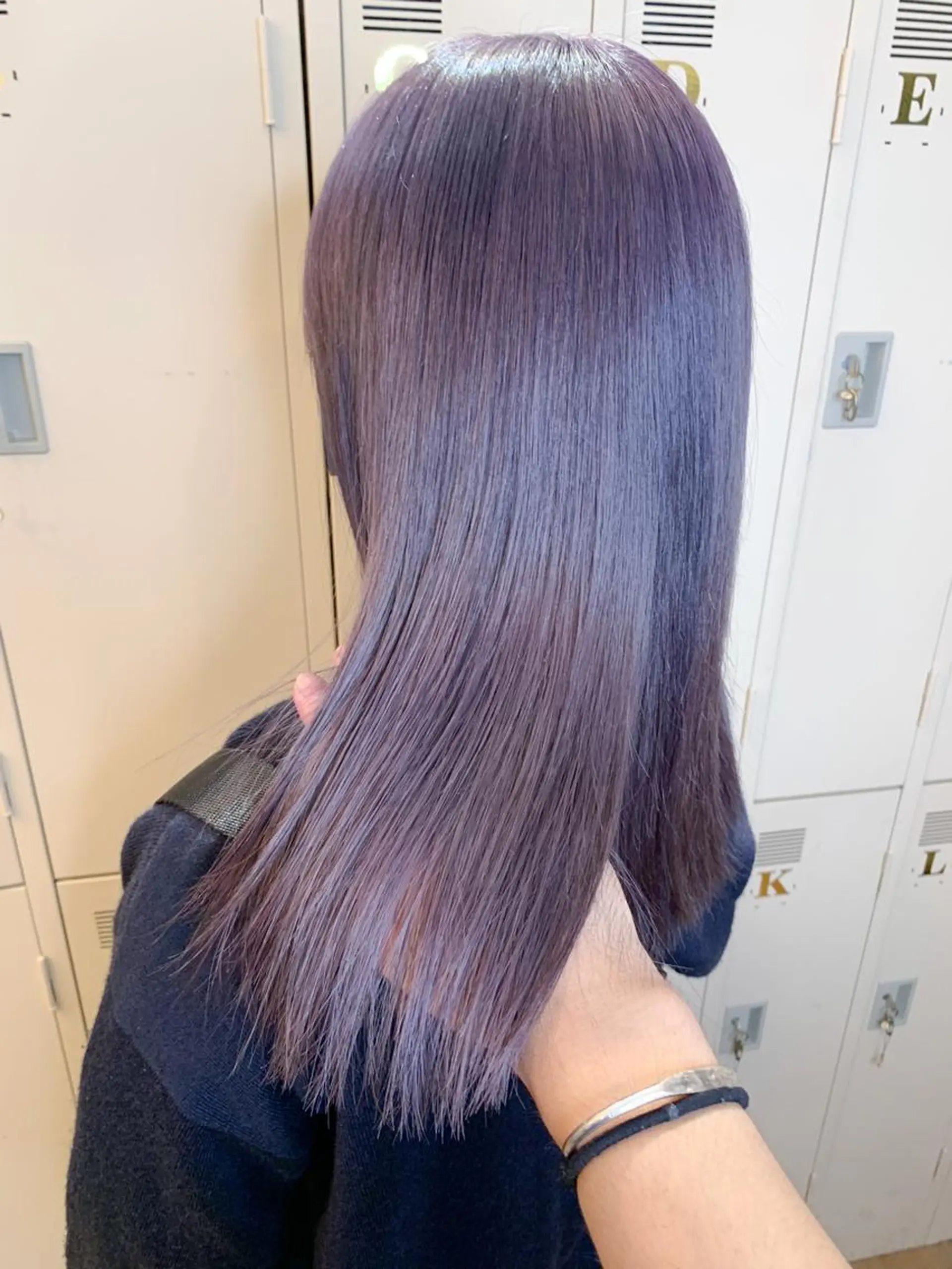 セミロング カラー ラベンダーカラー ヘアカラー 🌈 DAIKI 🌈のヘアスタイル