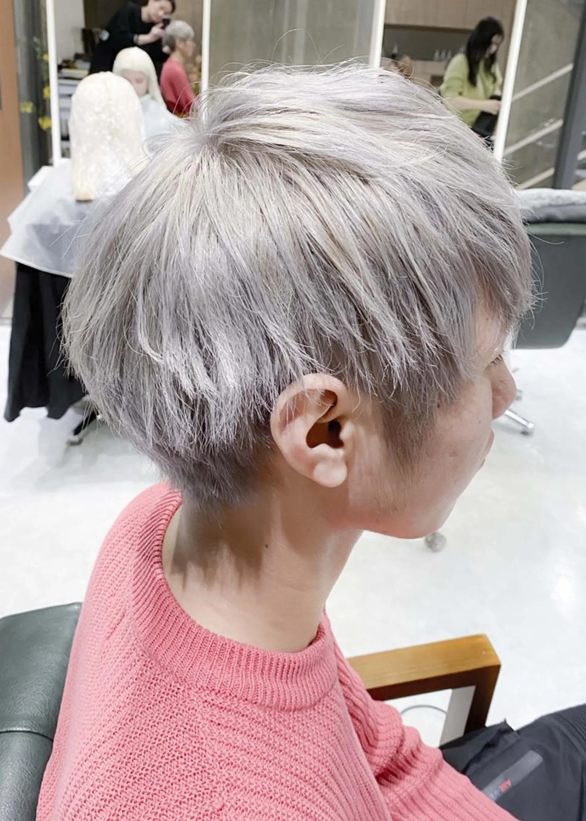 ショート ヘアアレンジ メンズ アッシュ アッシュグレー アッシュグレージュ Days 透明感カラーのヘアスタイル