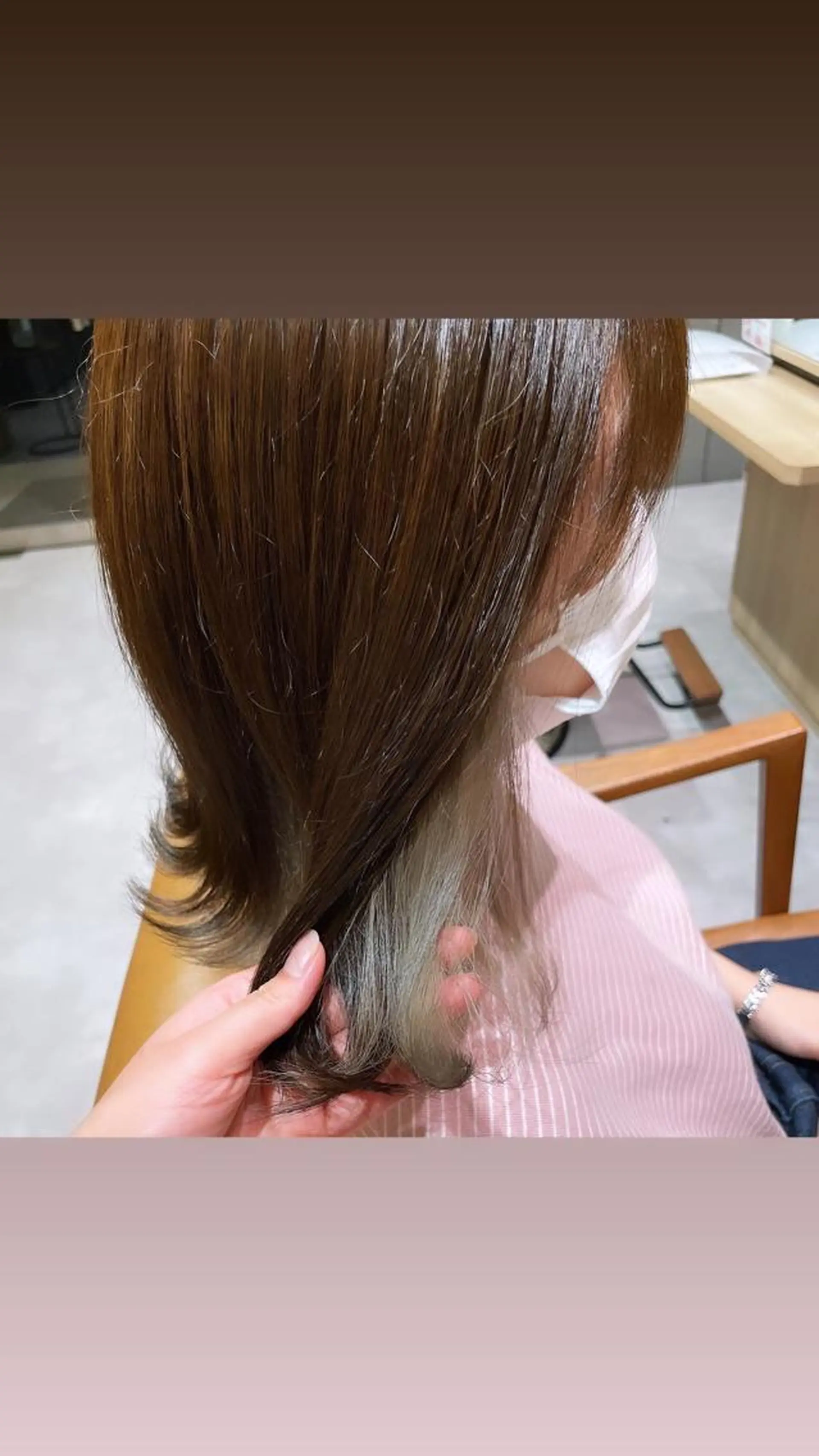 ミディアム カラー インナーカラー charme by sarah/ aoiのヘアスタイル