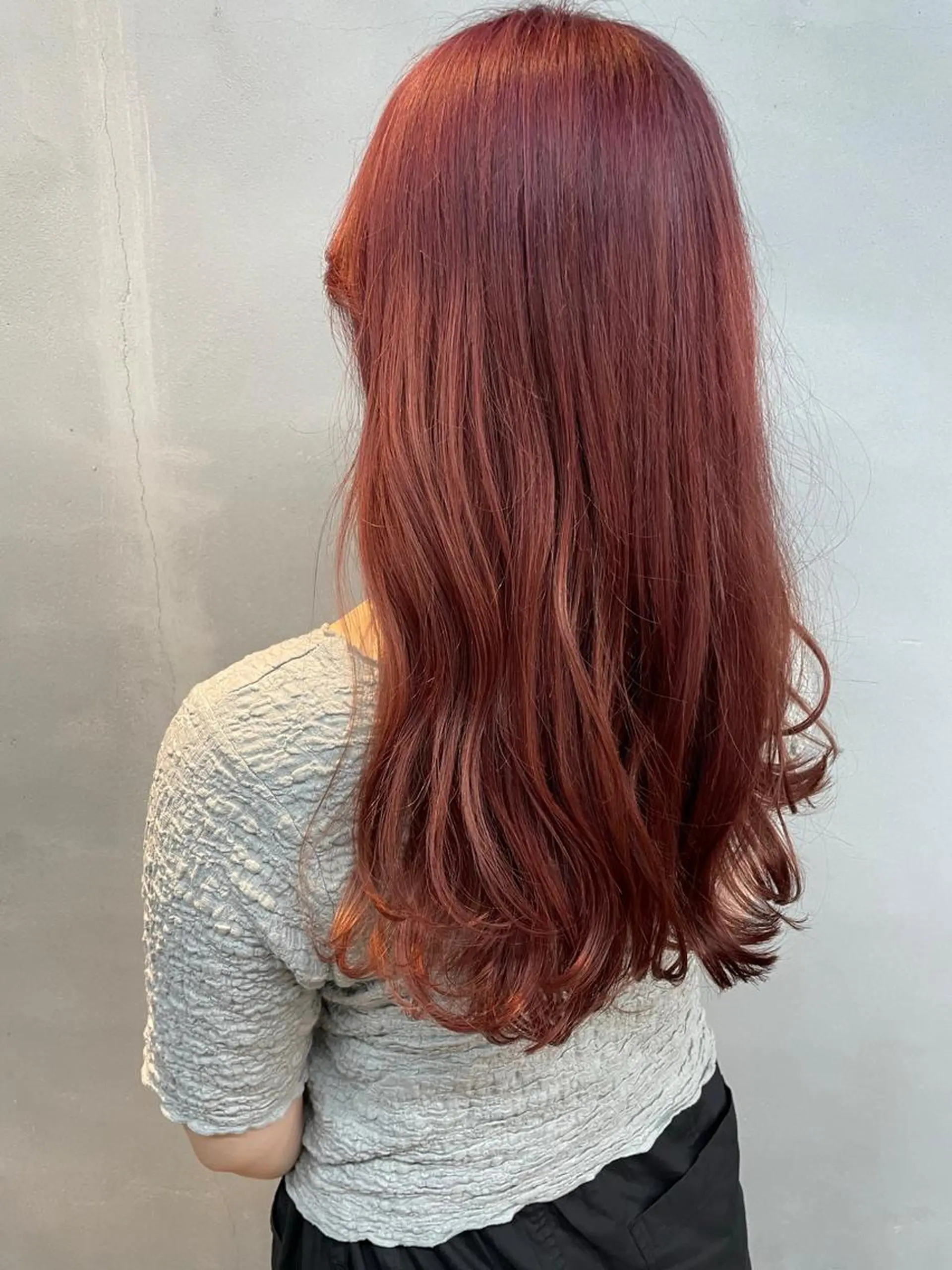 ロング カラー ピンクカラー ヘアカラー トリートメント 女性リピ90%🍨 🩷佐藤みずきのヘアスタイル