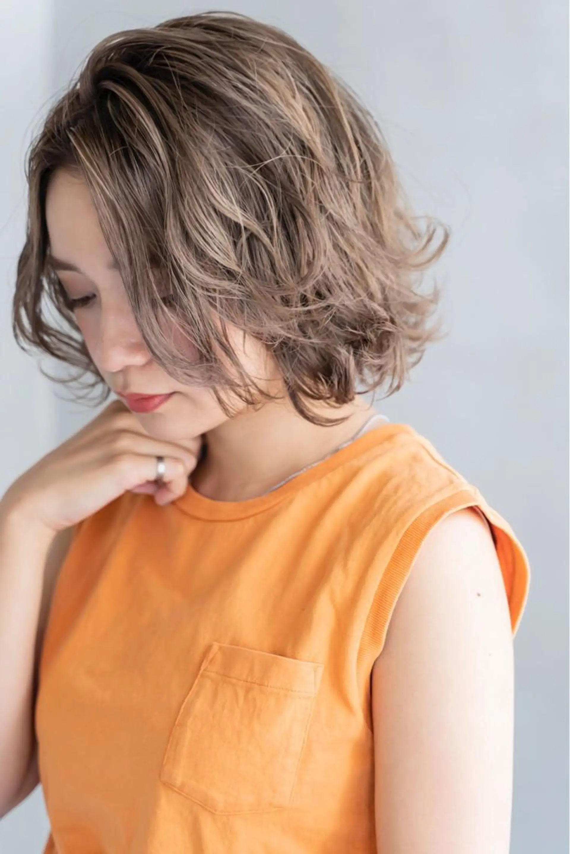 ショート ヘアカラー トリートメント ヘッドスパ ヘアセット 山口 竣也のヘアスタイル