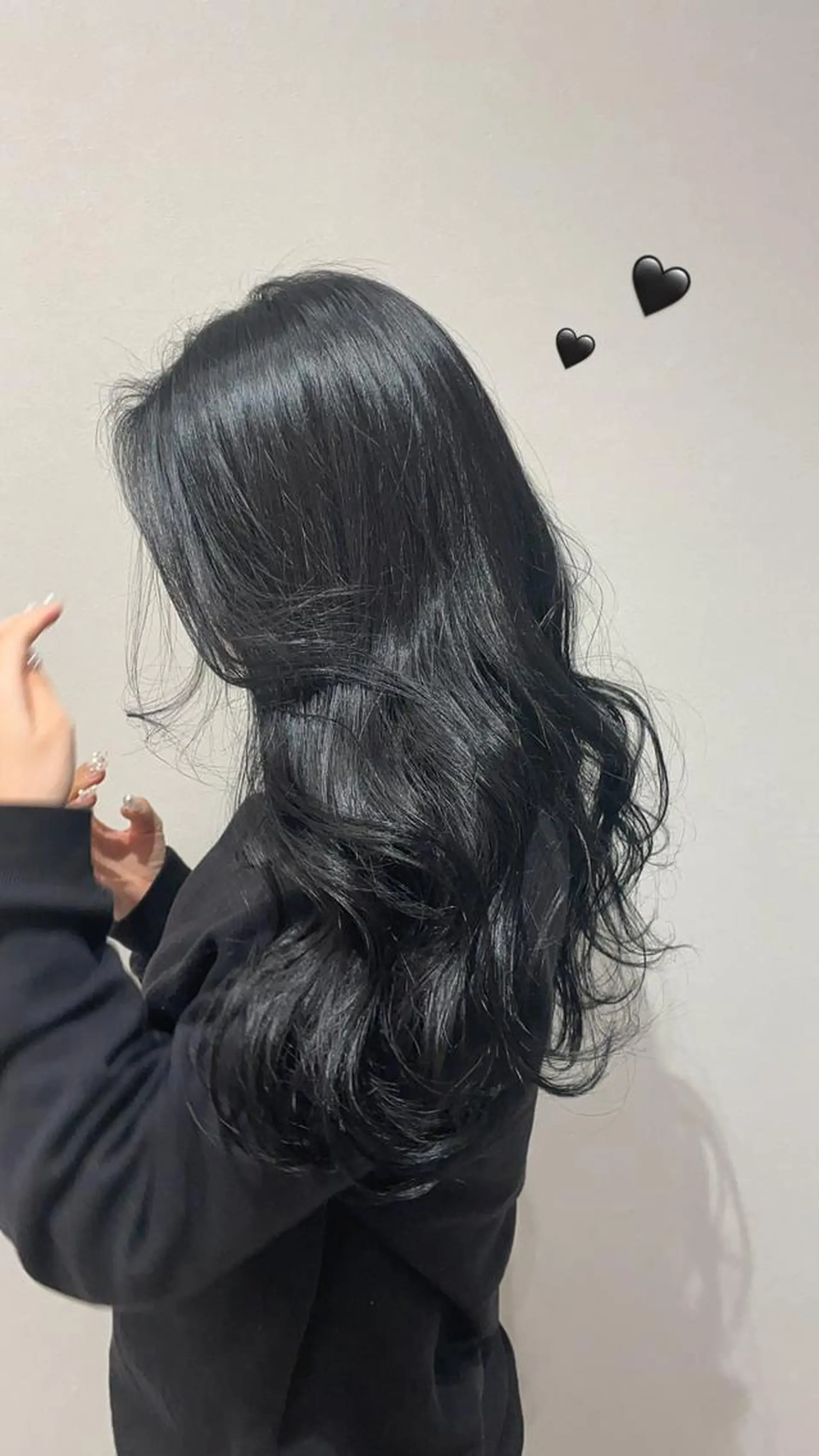 ロング カラー ヘアアレンジ 透け感カラー asukaのヘアスタイル