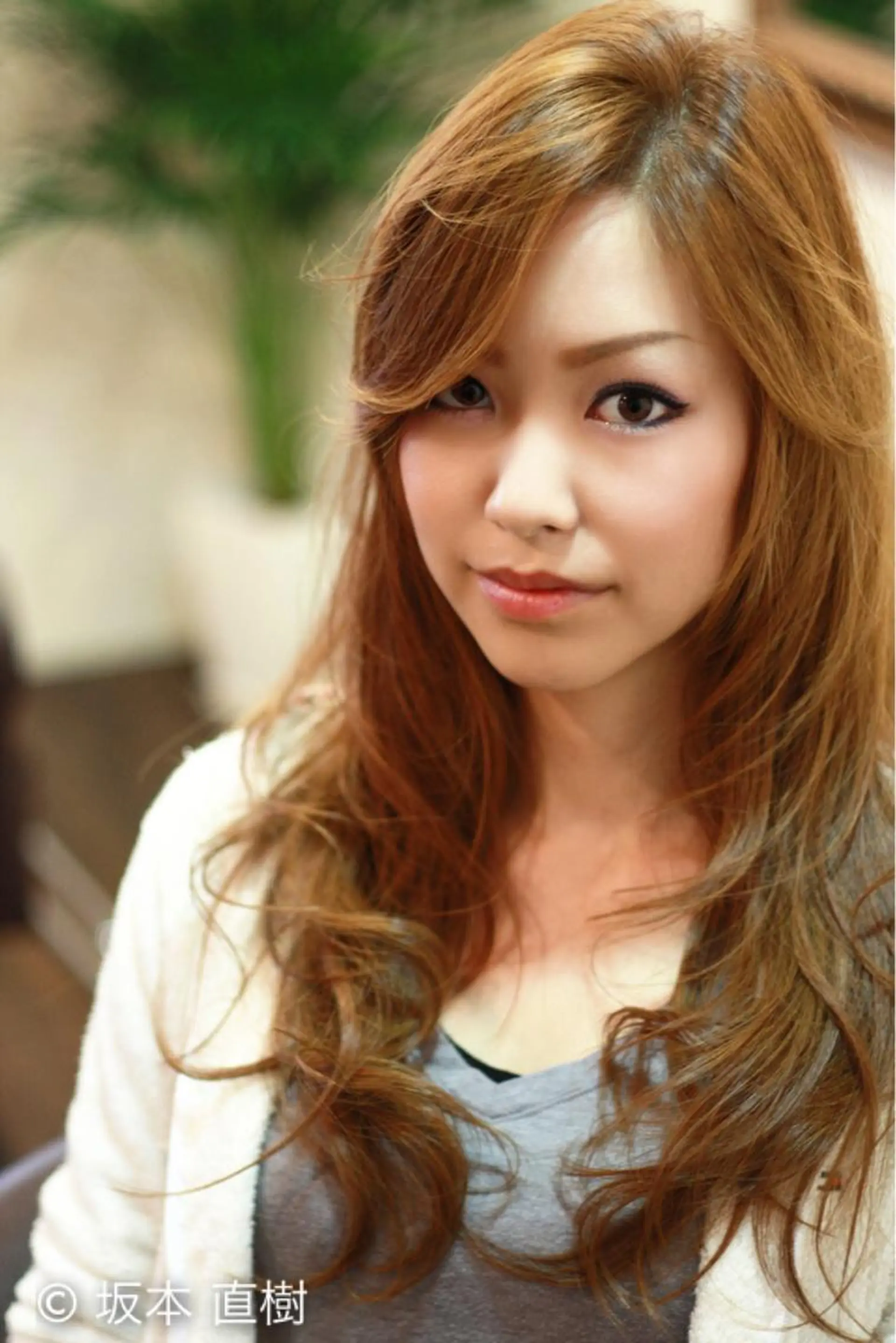 ロング カラー ヘアアレンジ GLOSSY所属・坂本 直樹のヘアスタイル