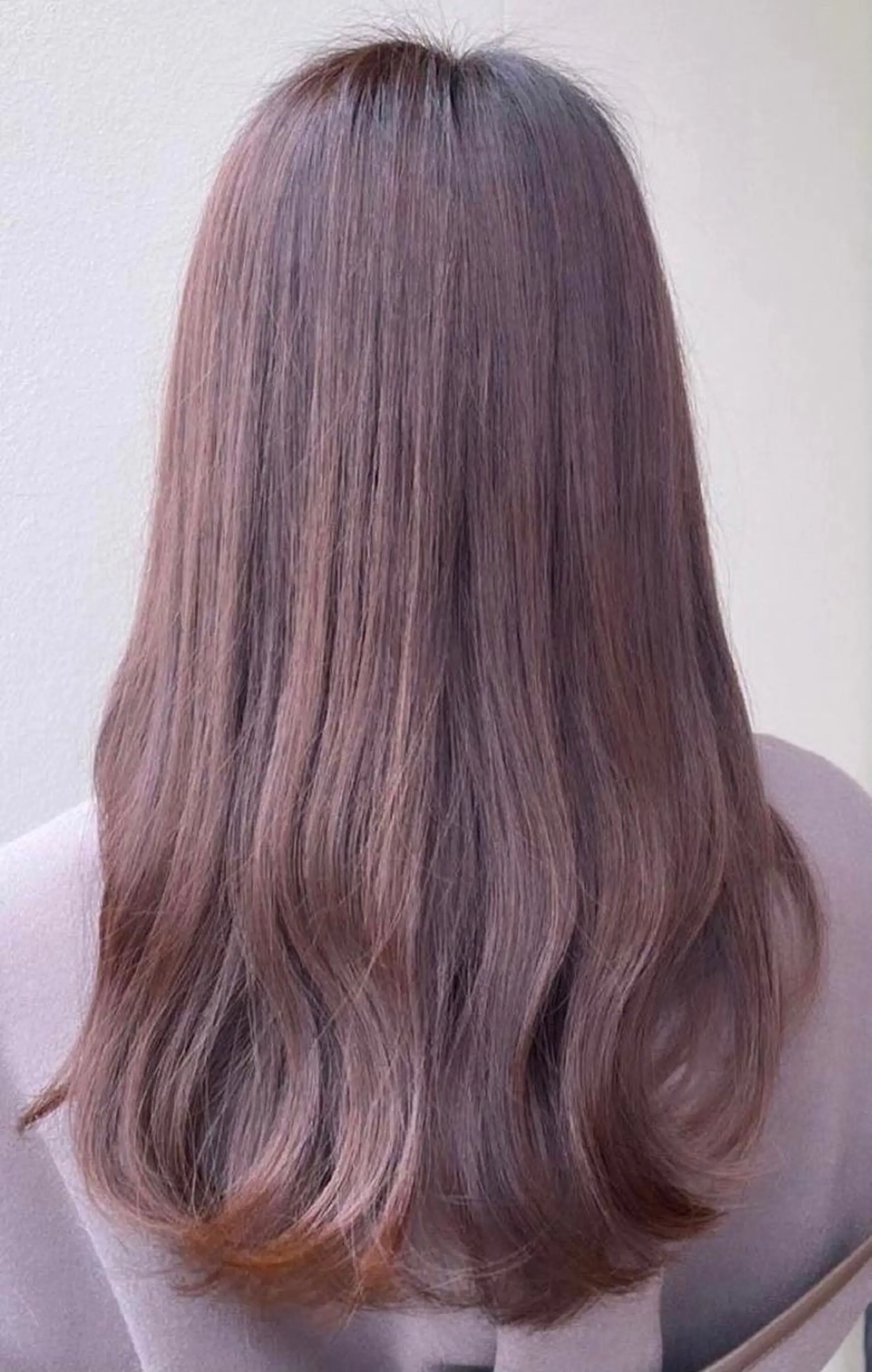 セミロング 髪質改善 カット ヘアカラー トリートメント seren dipityのヘアスタイル