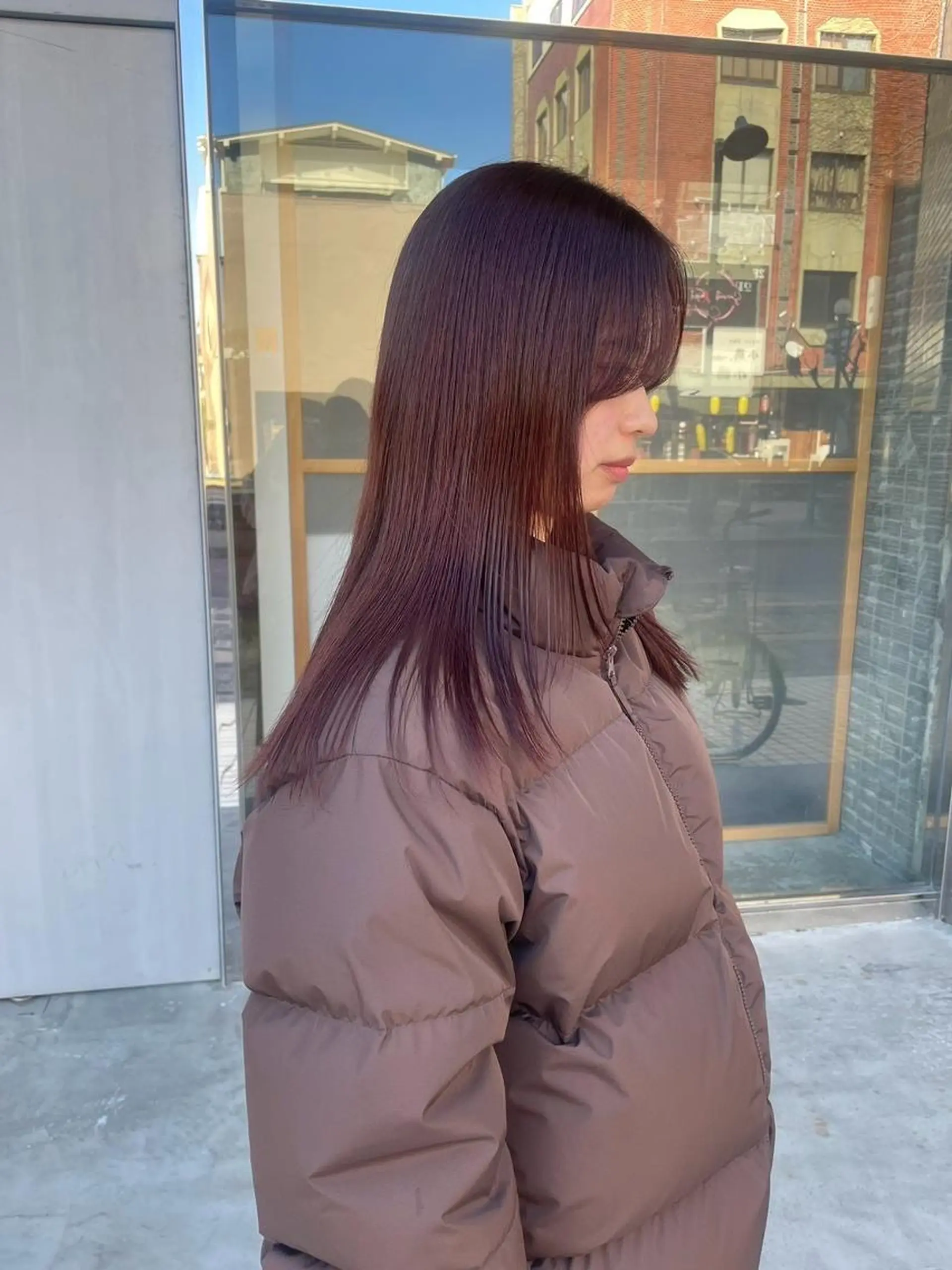 カラー セミロング カット ヘアカラー アイカ🩰 in./イン熊谷のヘアスタイル