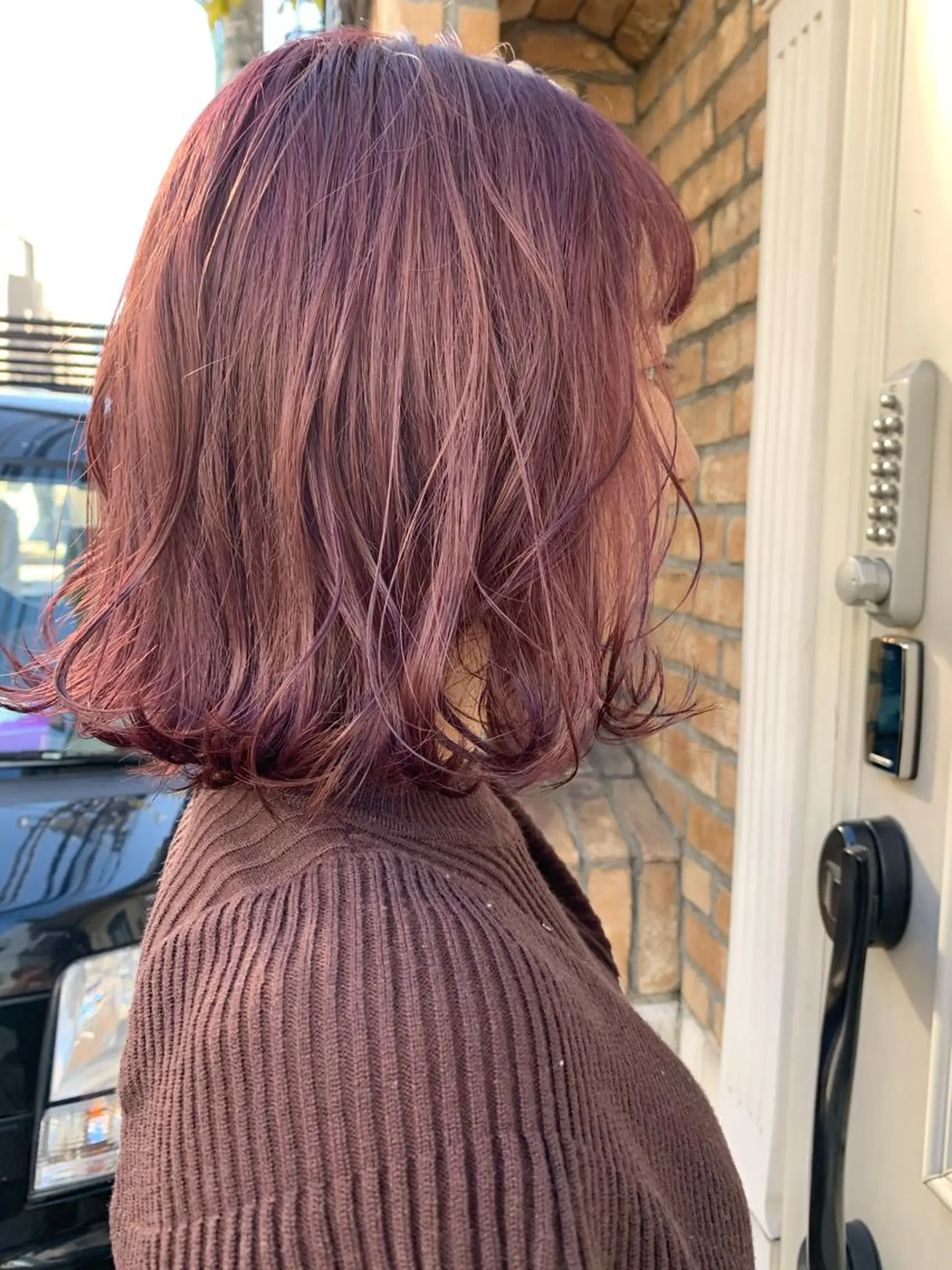 ミディアム ラベンダーベージュ 似合わせカラー🫶 小川千波のヘアスタイル