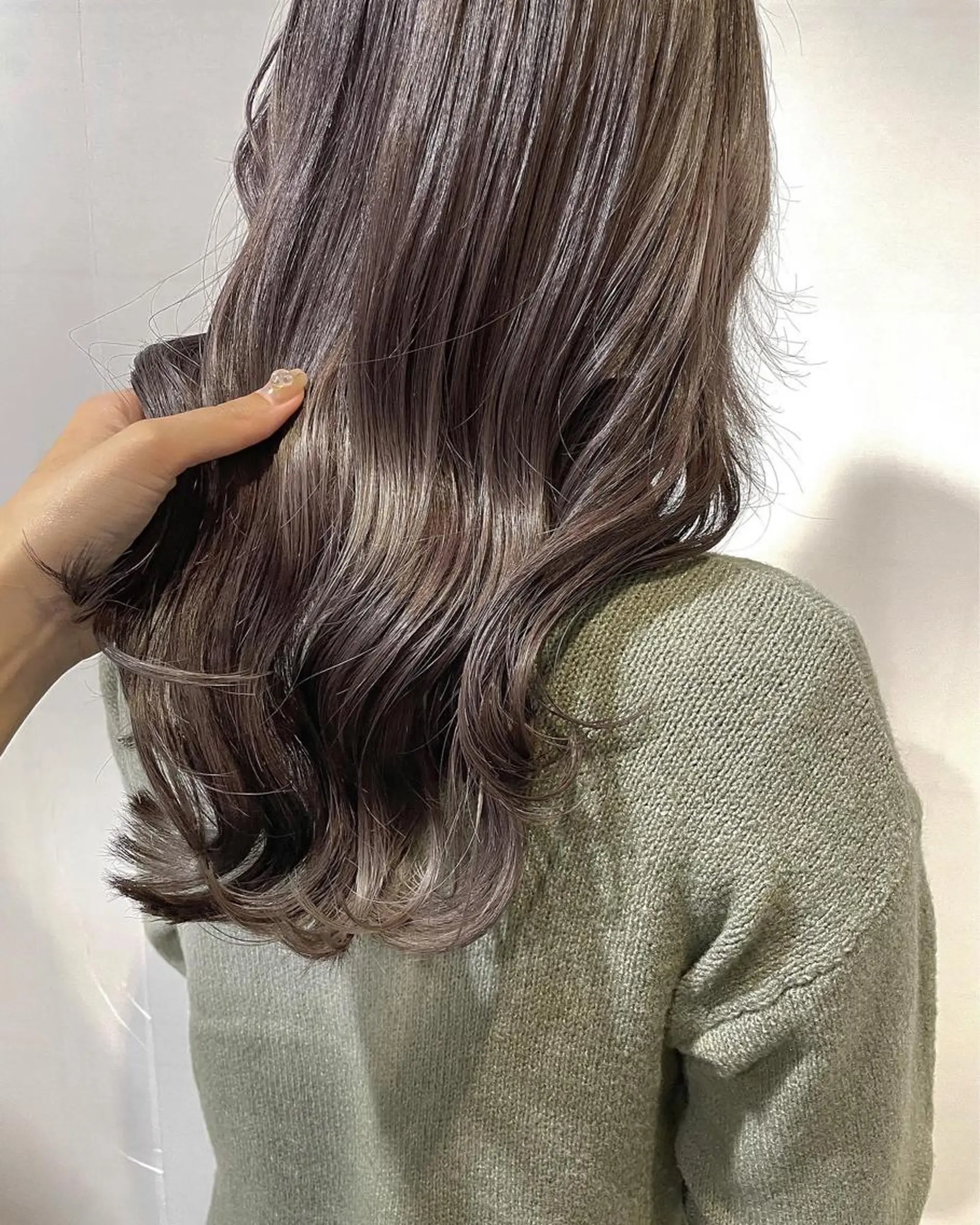 セミロング カラー ヘアアレンジ ヘアカラー 徳永 実沙のヘアスタイル