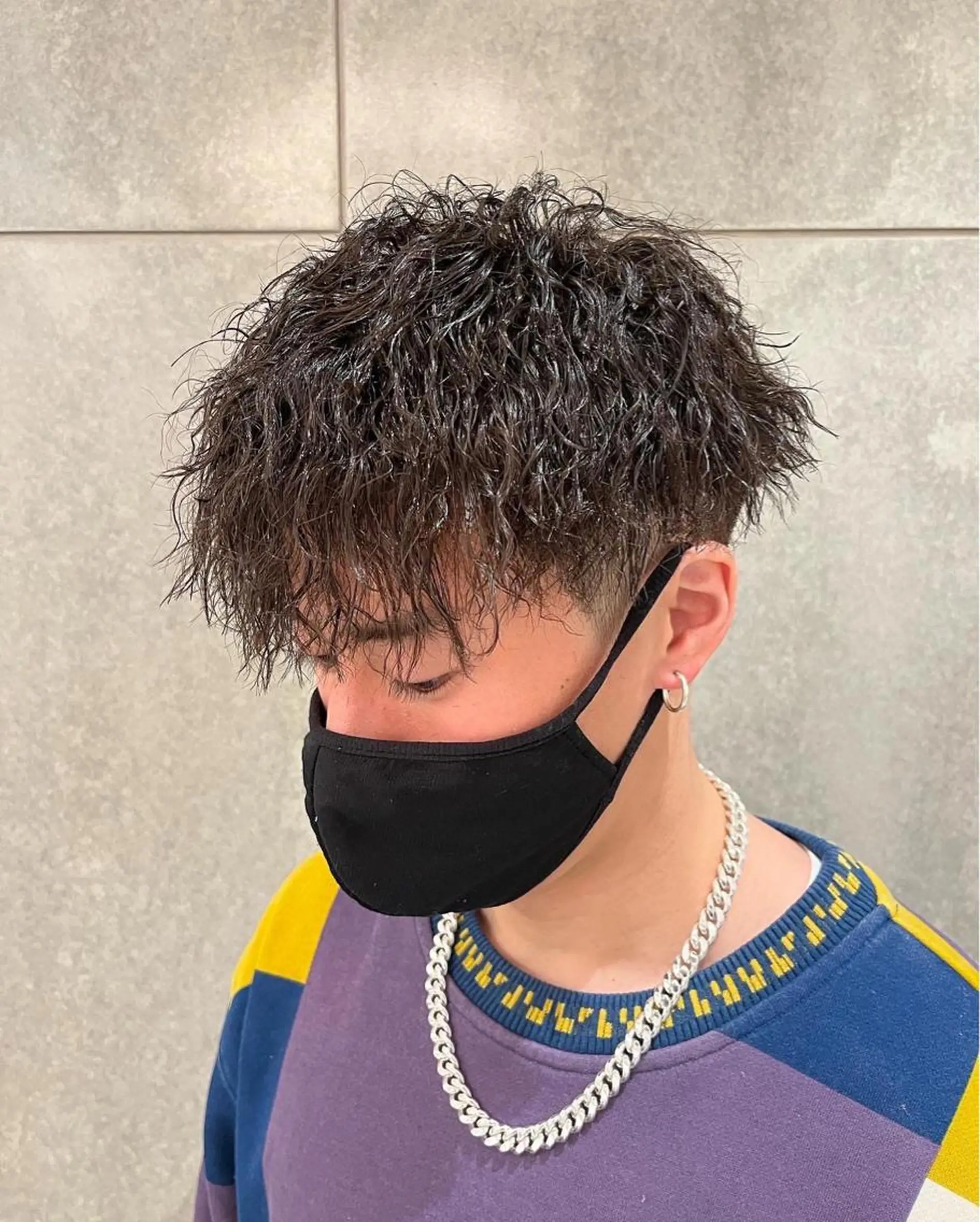 ショート パーマ メンズ 瀧野 翔吾【メンズ特化】のヘアスタイル