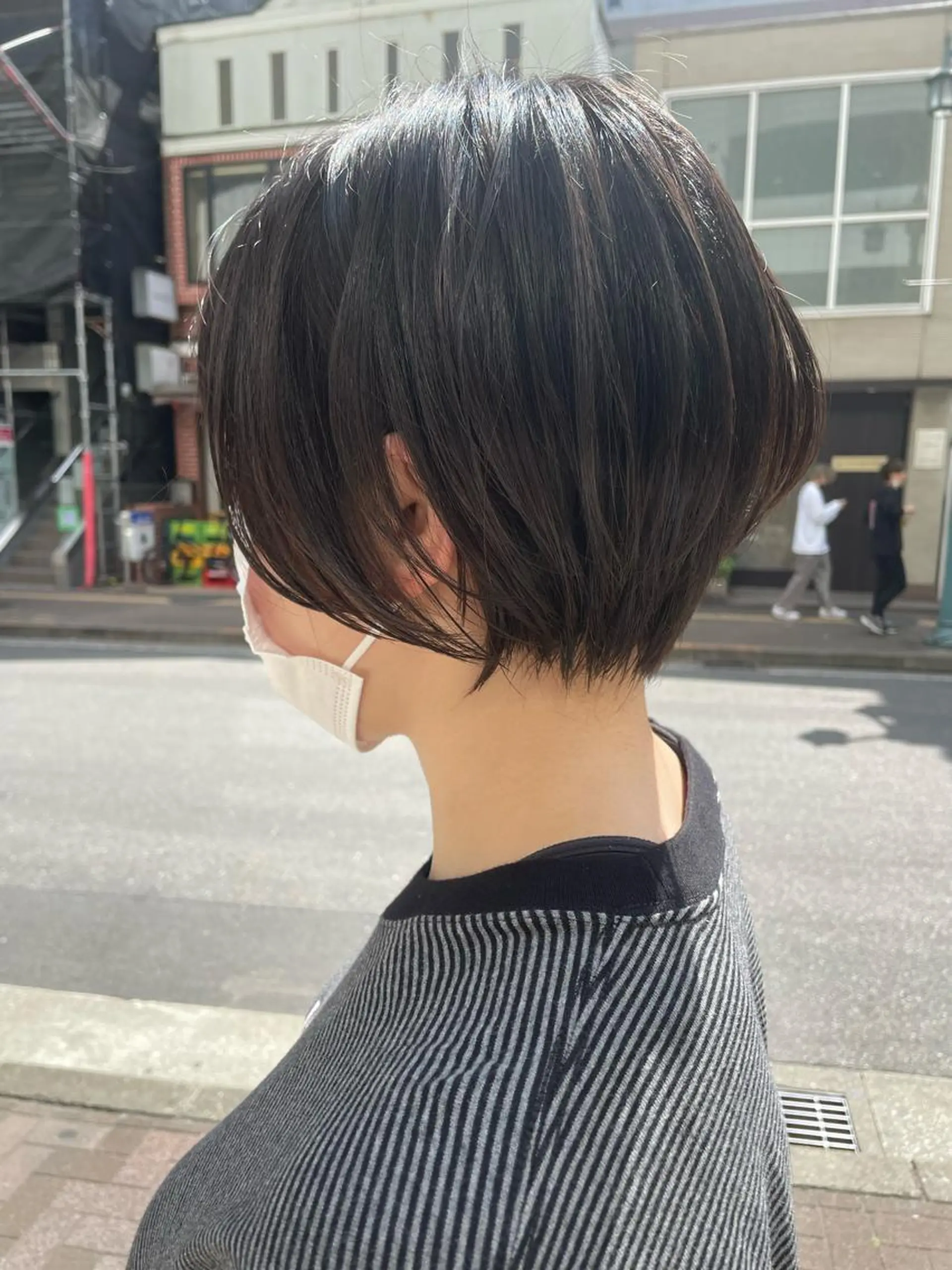 ショート 丸みショート ショートヘア ヘアセット 韓国ヘア🦋 MIYUのヘアスタイル