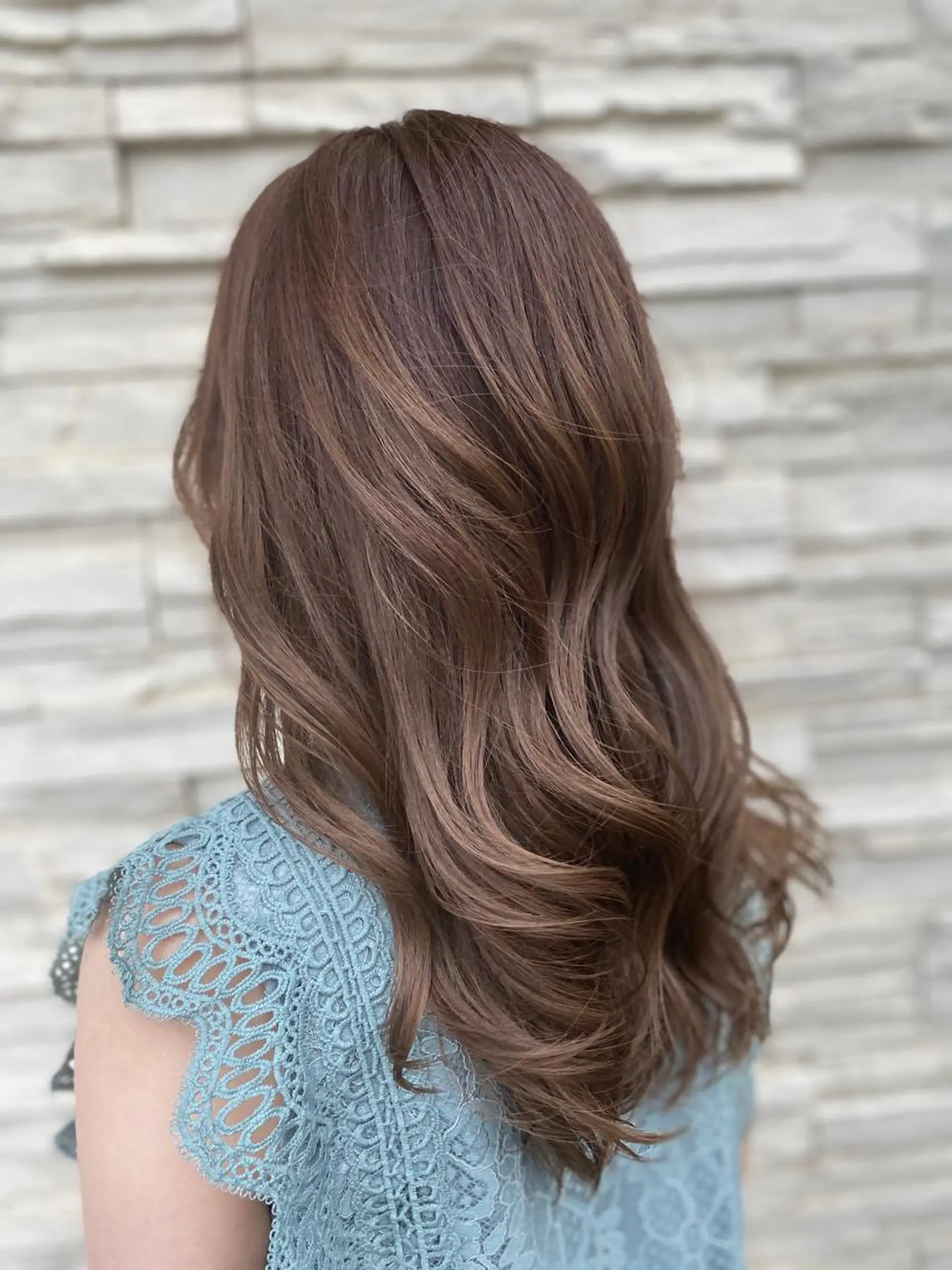 セミロング ハイライト ヘッドスパ好き美容師 ✂︎小川仁美のヘアスタイル