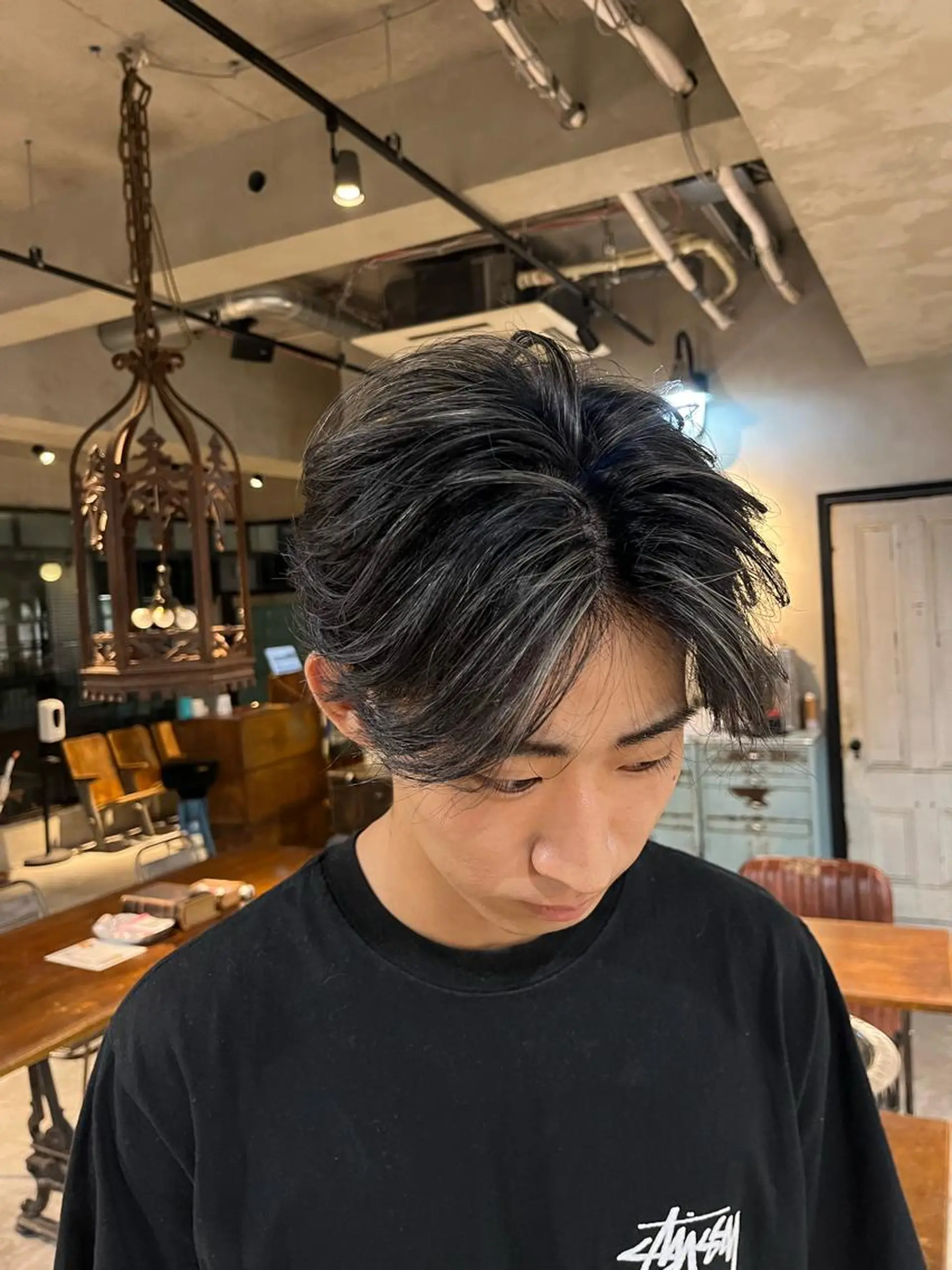 カラー メンズ メンズハイライト ハイライトカラー カット ヘアカラー トリートメント DX所属・✨メンズスタイル✨ Daiのヘアスタイル